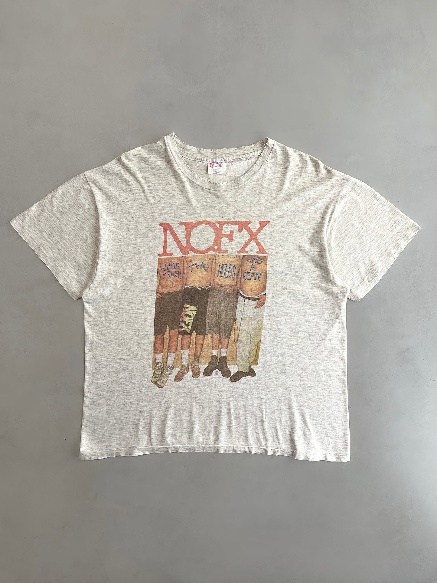 '93 NOFX "White Trash Two Heebs & A Bean" Tee [XL]