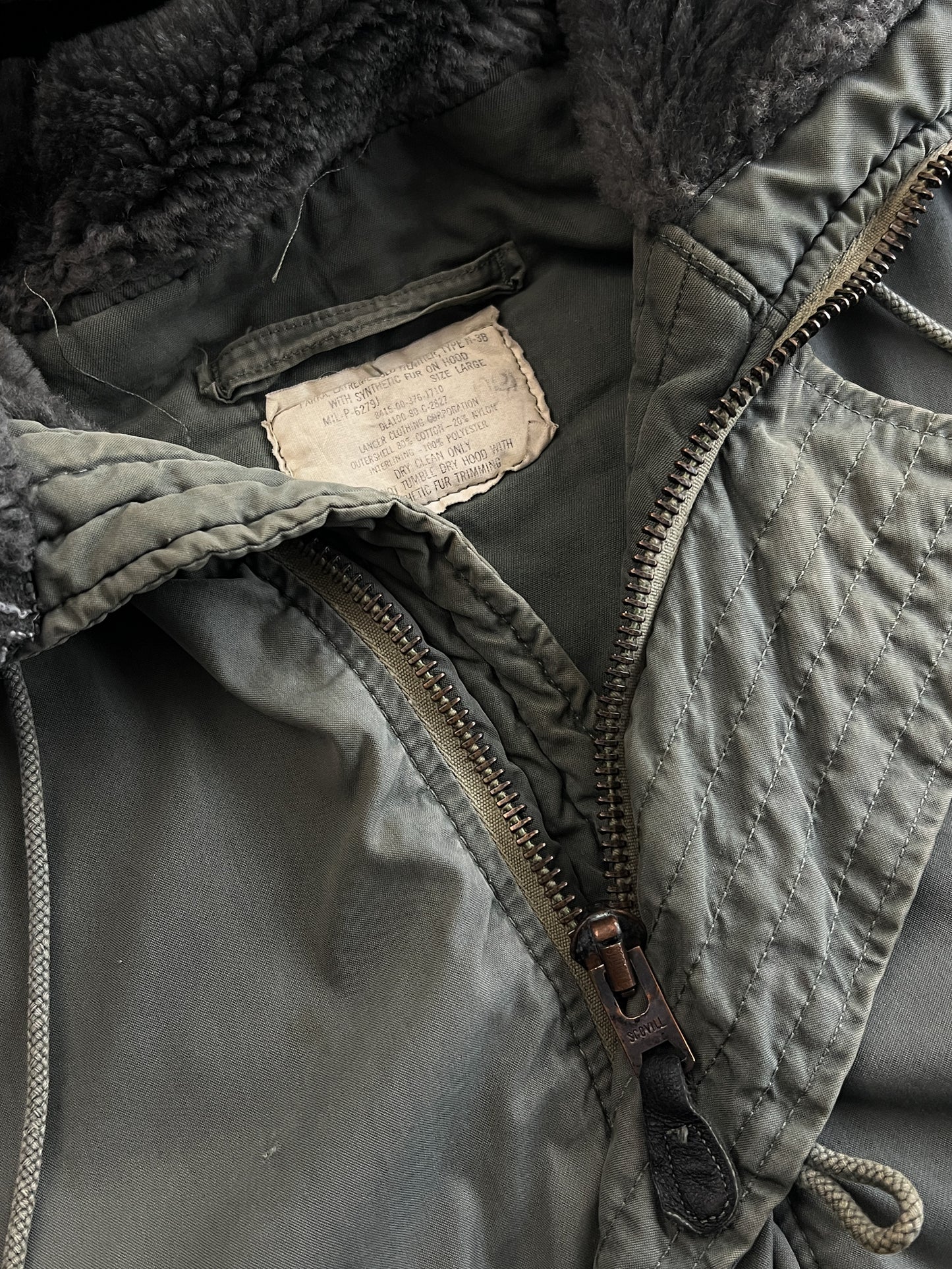 N-3B US Airforce Cold-Weather Stencilled Parka [L]