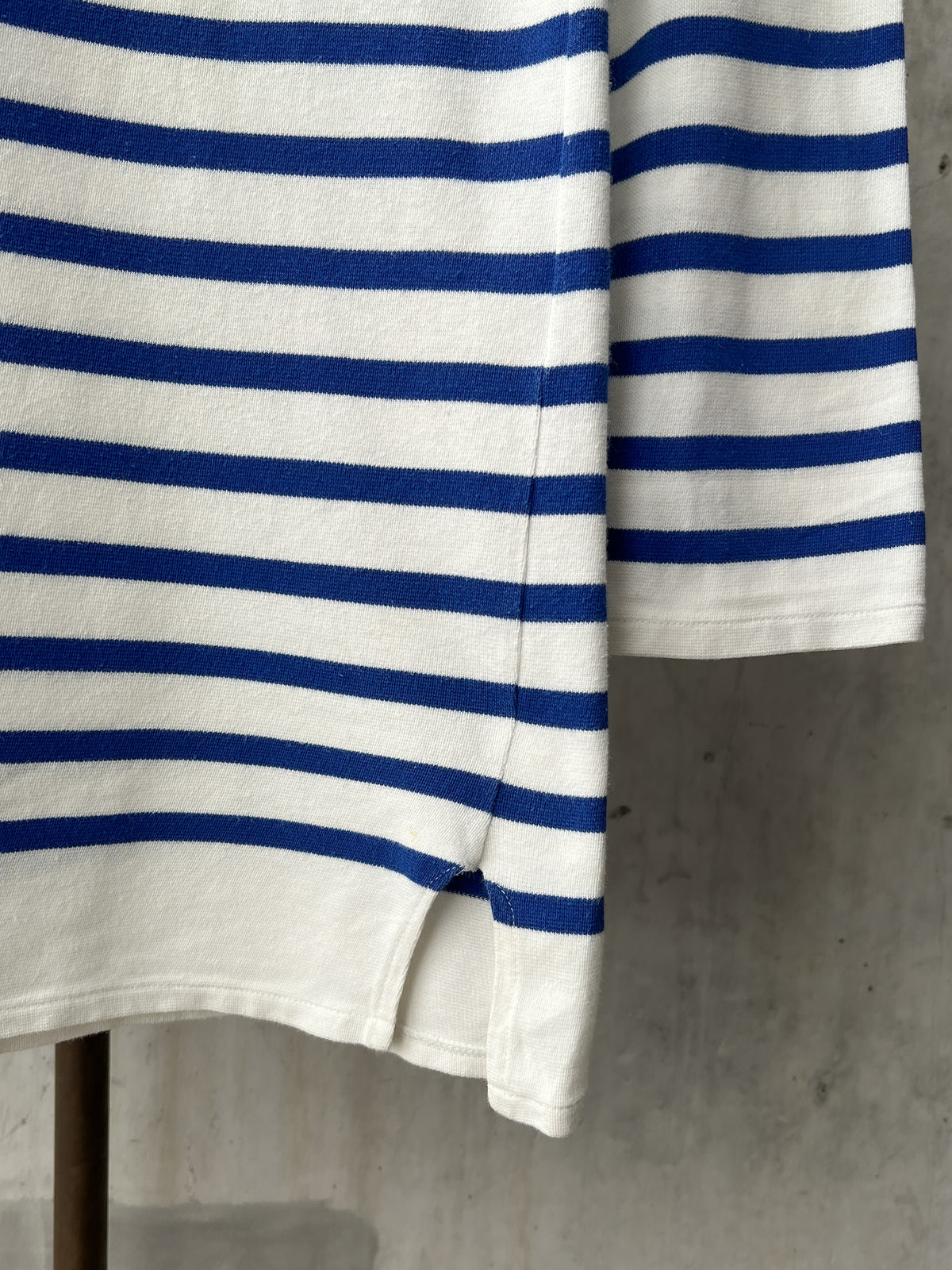 1970's French Marine Nationale Breton Striped Shirt [L]