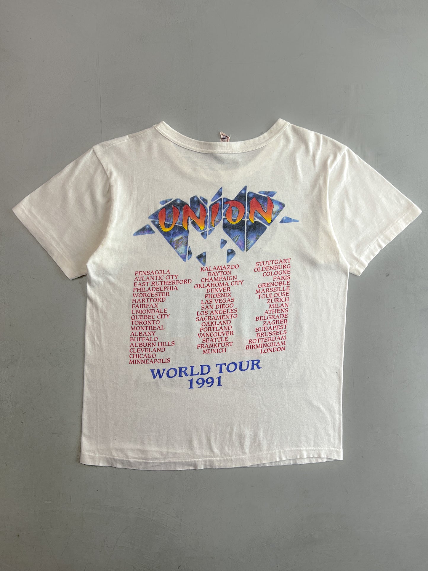'91 YES "Union" World Tour Tee [M]