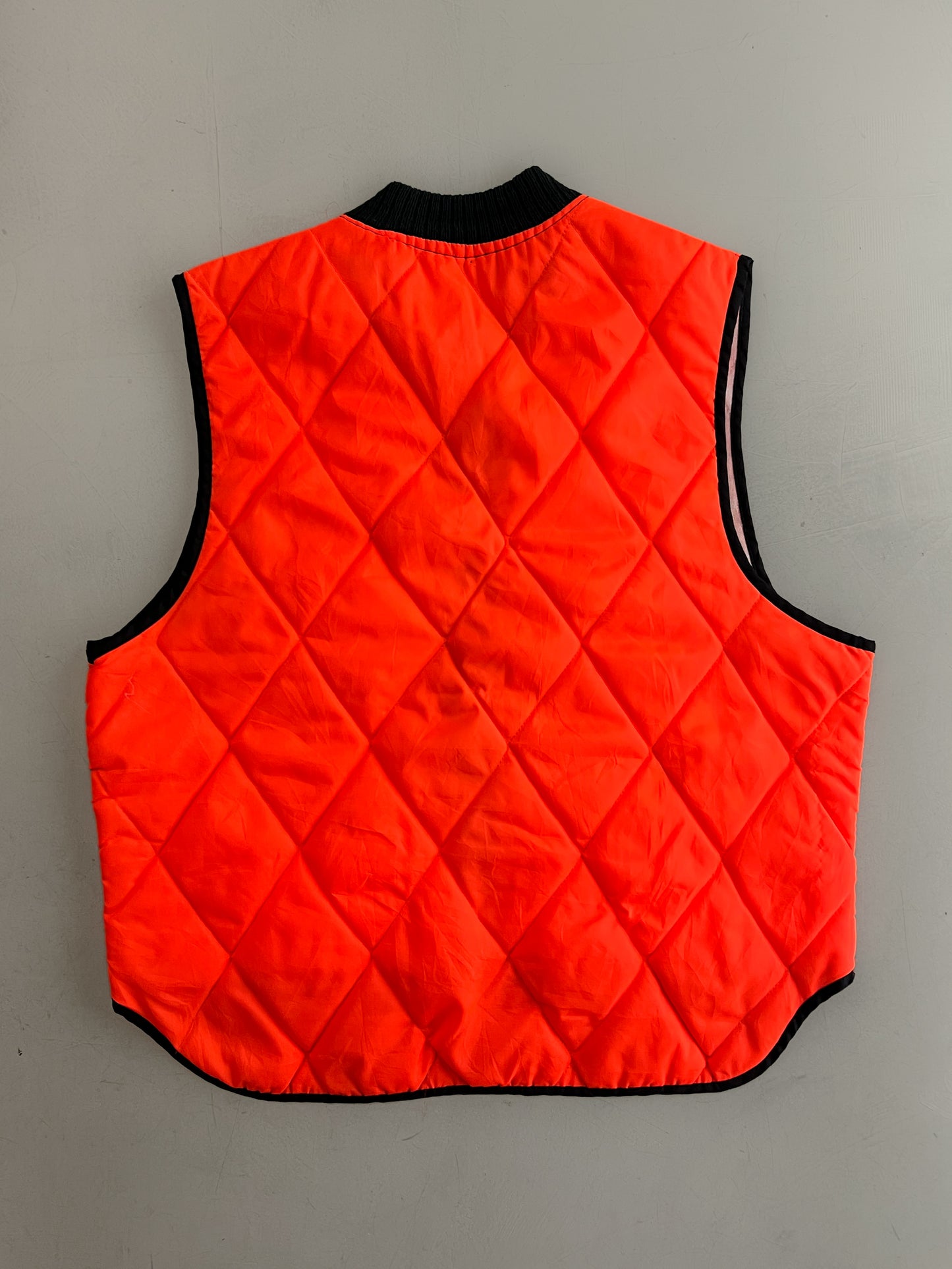 Quilted Survival Orange Work Vest [S]