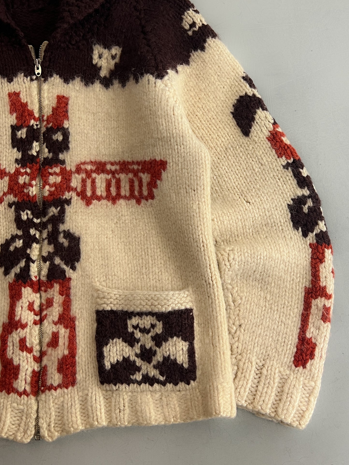1950's Totem Cowichan Knit [L]