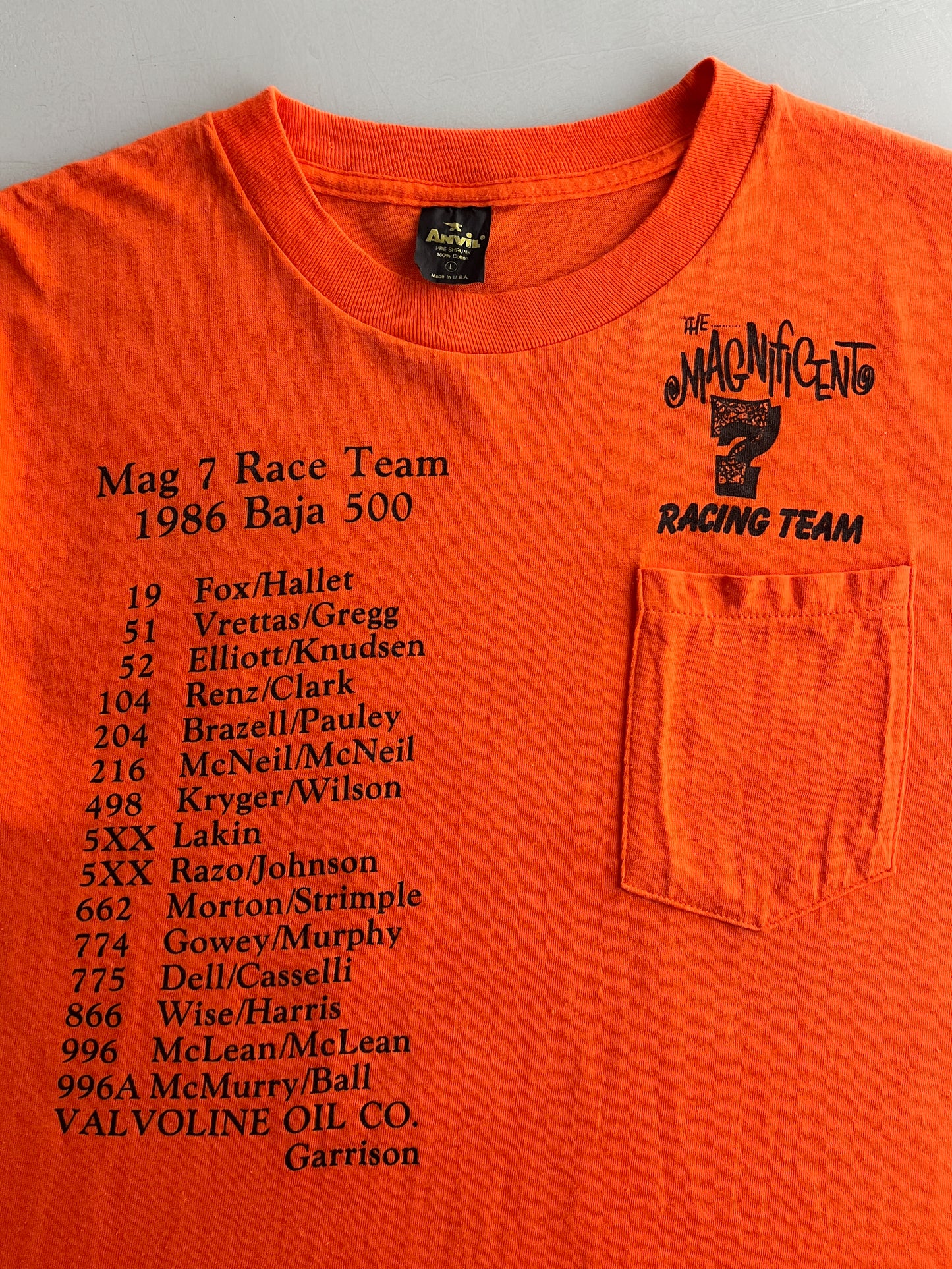 1980's The Magnificent 7 Pocket Tee [M]