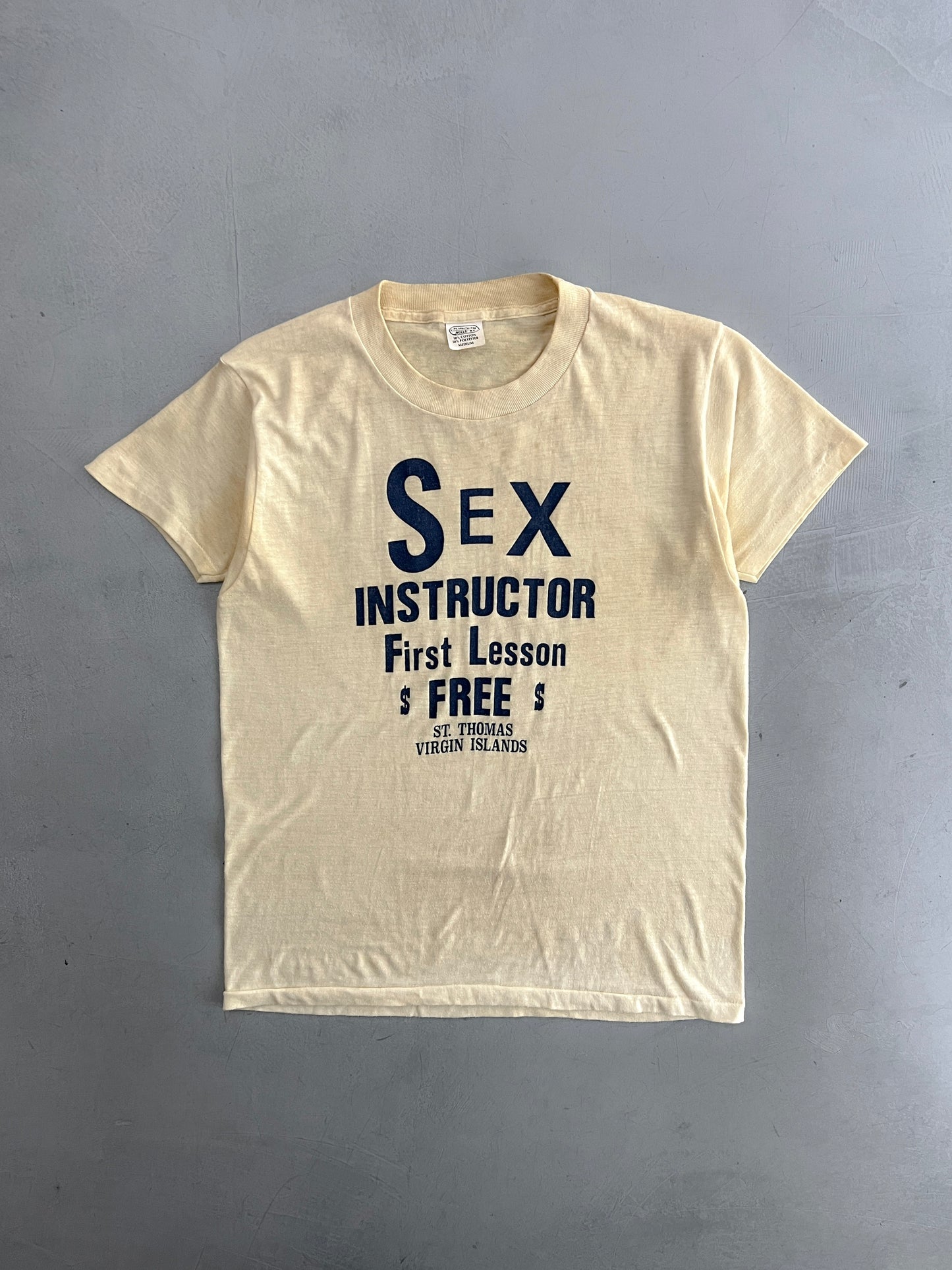 1980's "Sex Instructor" Tee [S/M]