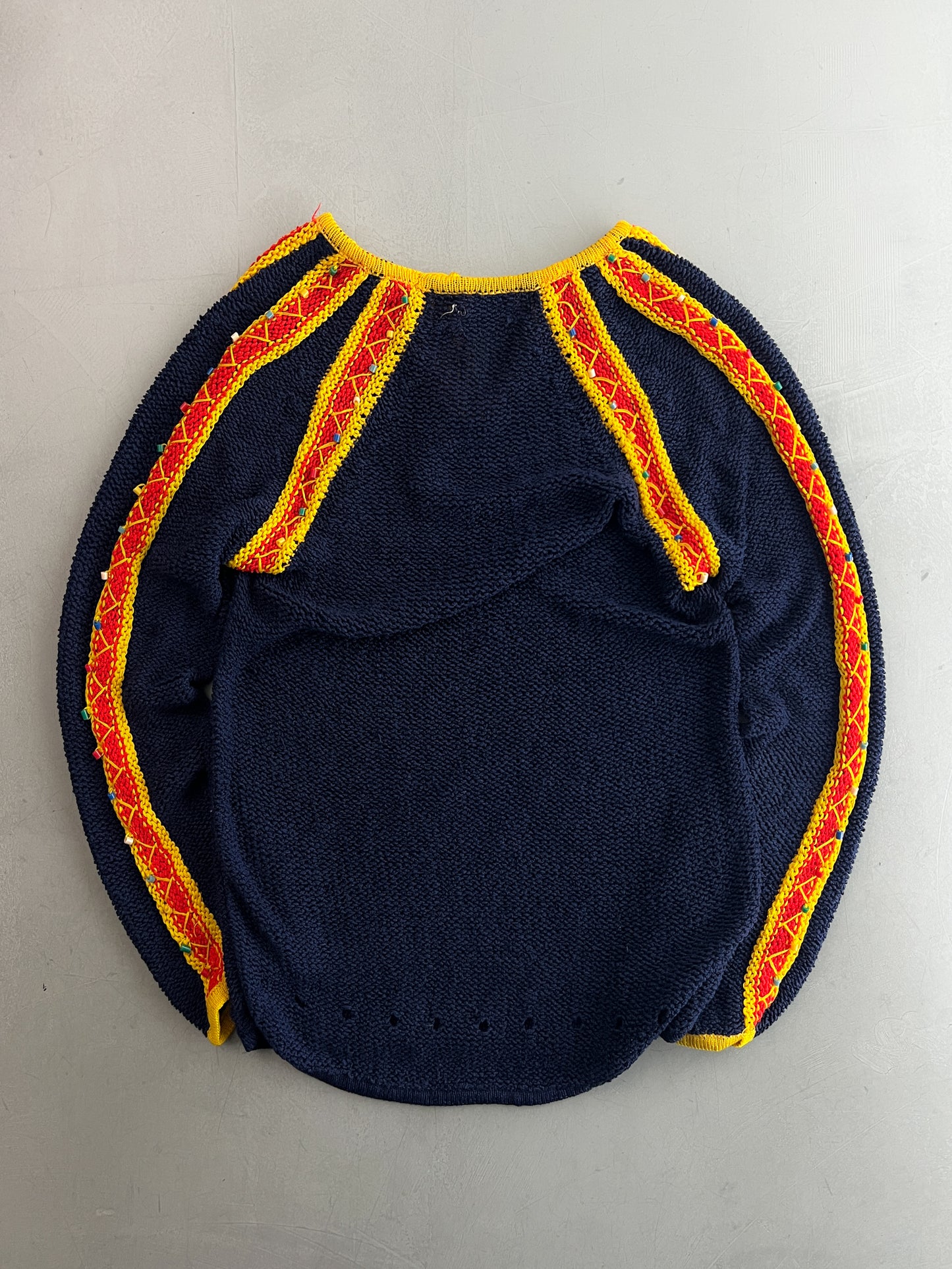 1960's Beaded Folk Knit [M]