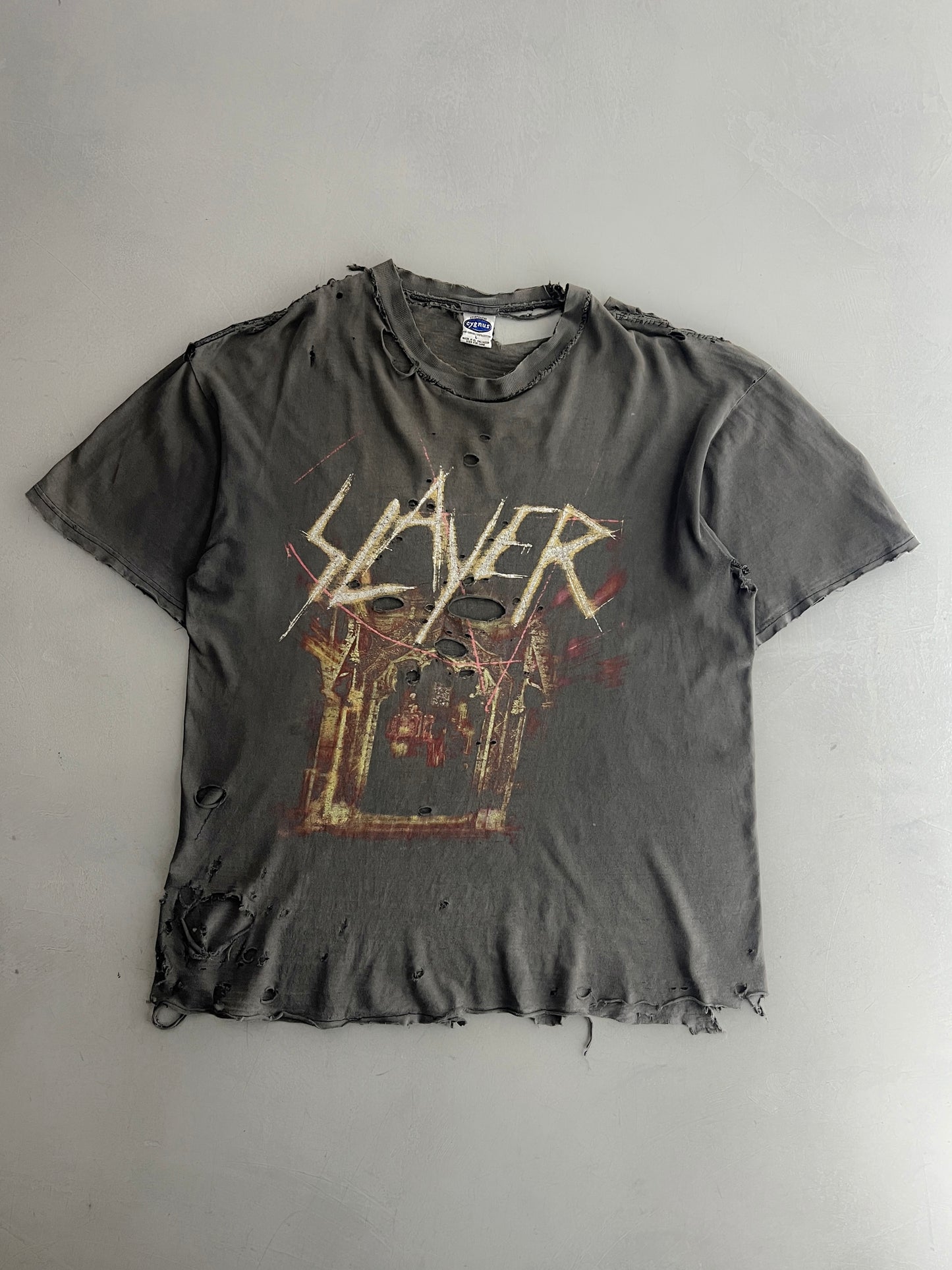 Heavily Thrashed Slayer Tee [L]
