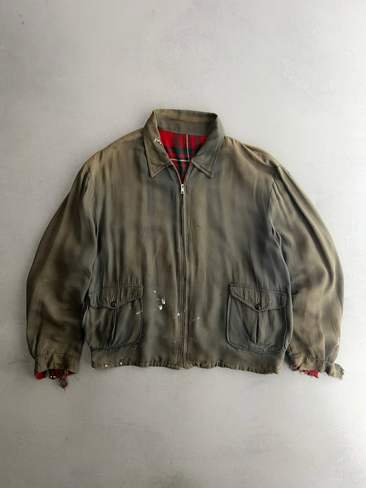 Thrashed 60's Reversible Gab Jacket [XL]