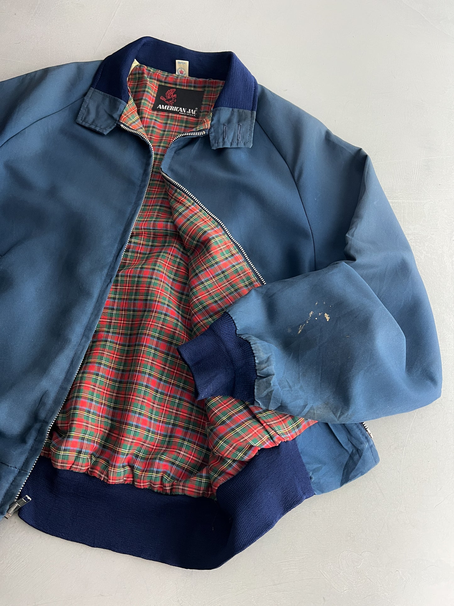 Tartan Lined Harrington Jacket [M]