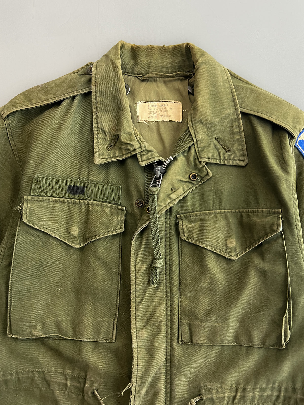 1960’s U.S. Army M-1951 Field Jacket – 196th Infantry Brigade [S/M]