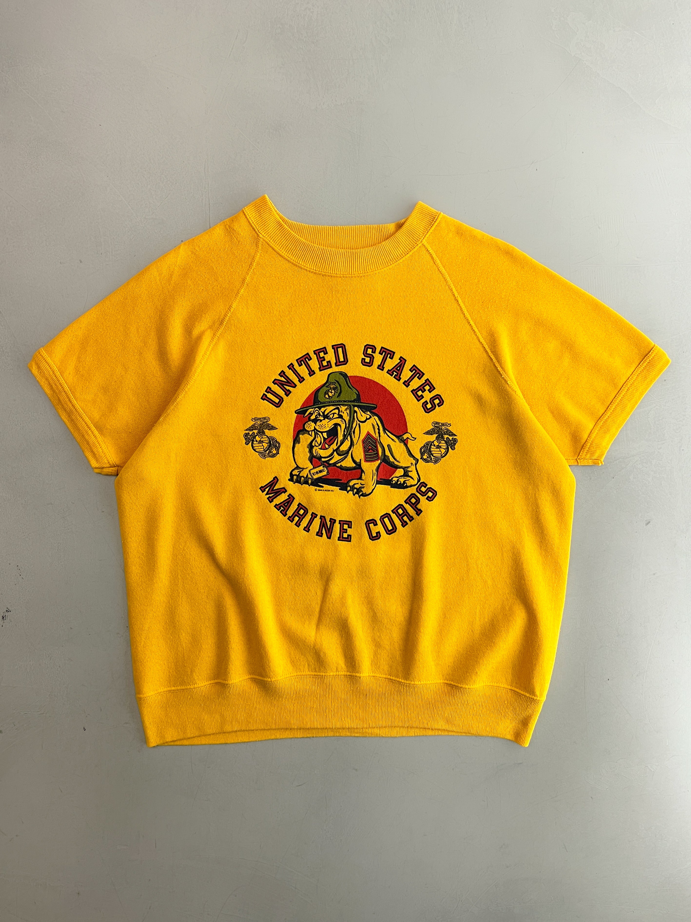 U.S.M.C Short Sleeve Sweatshirt [L]