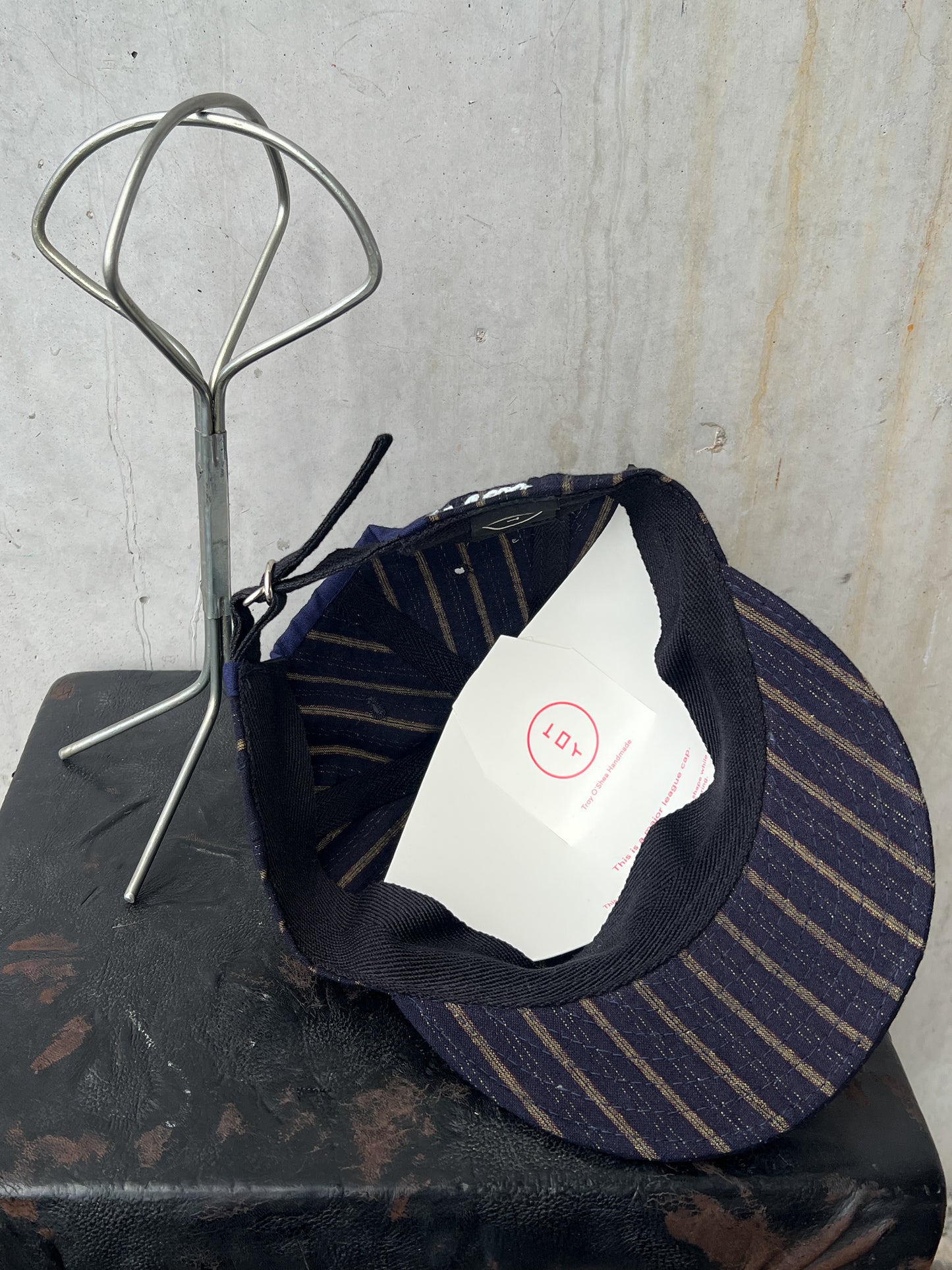 Early 20th c. Japanese Fabric 1930's Baseball Cap By Troy O'Shea Handmade [Adjustable]