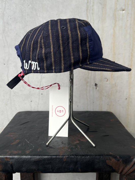 Early 20th c. Japanese Fabric 1930's Baseball Cap By Troy O'Shea Handmade [Adjustable]