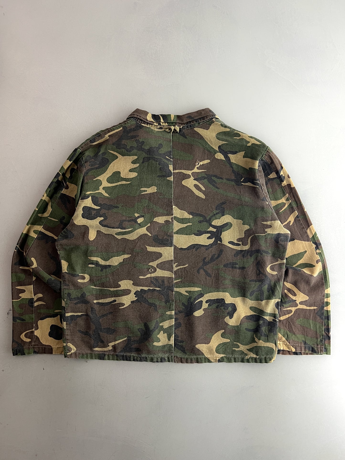 Boxy Fit Faded Camo Shirt [L]