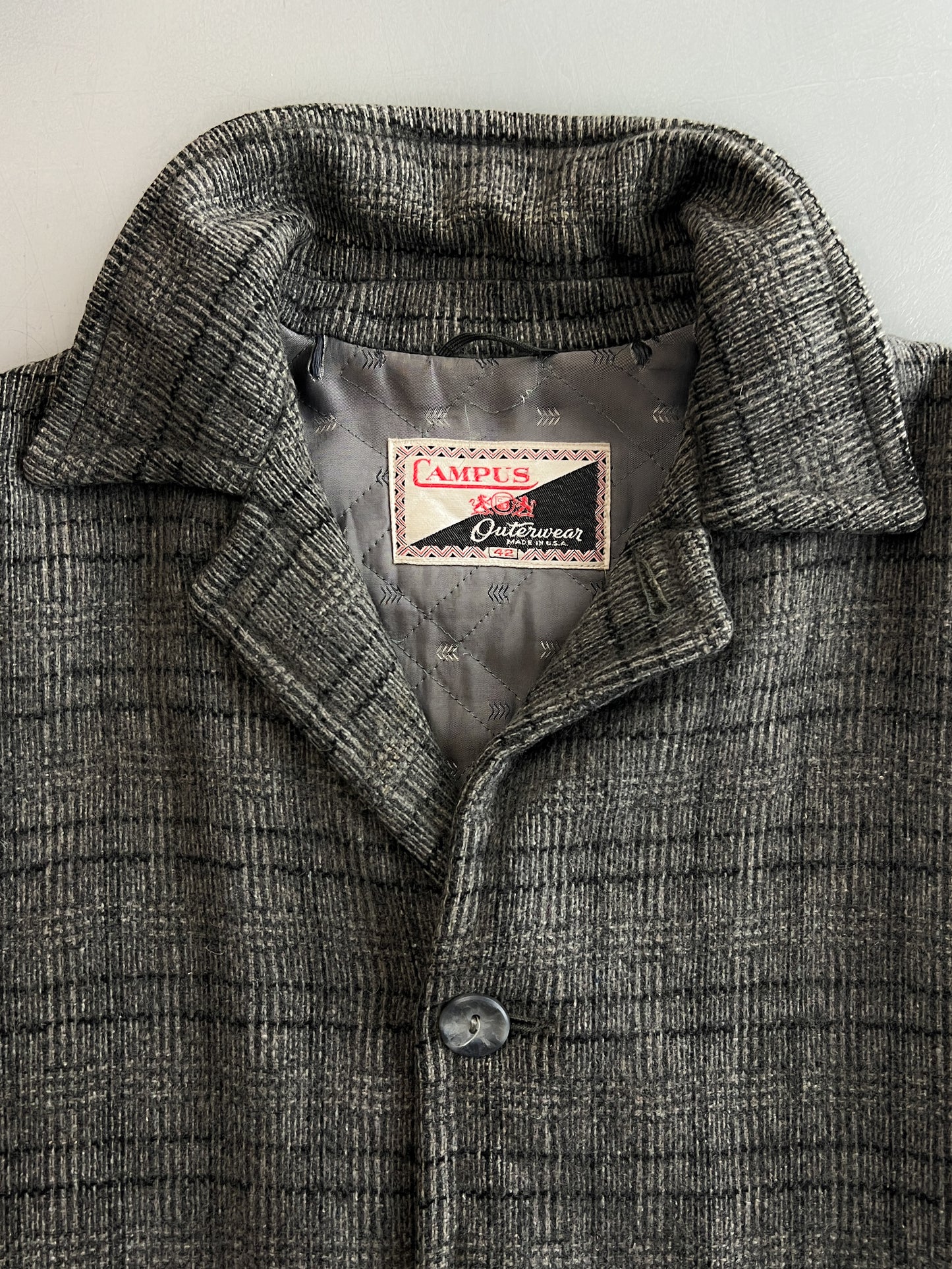 1960's Campus Wool Car Coat [L]