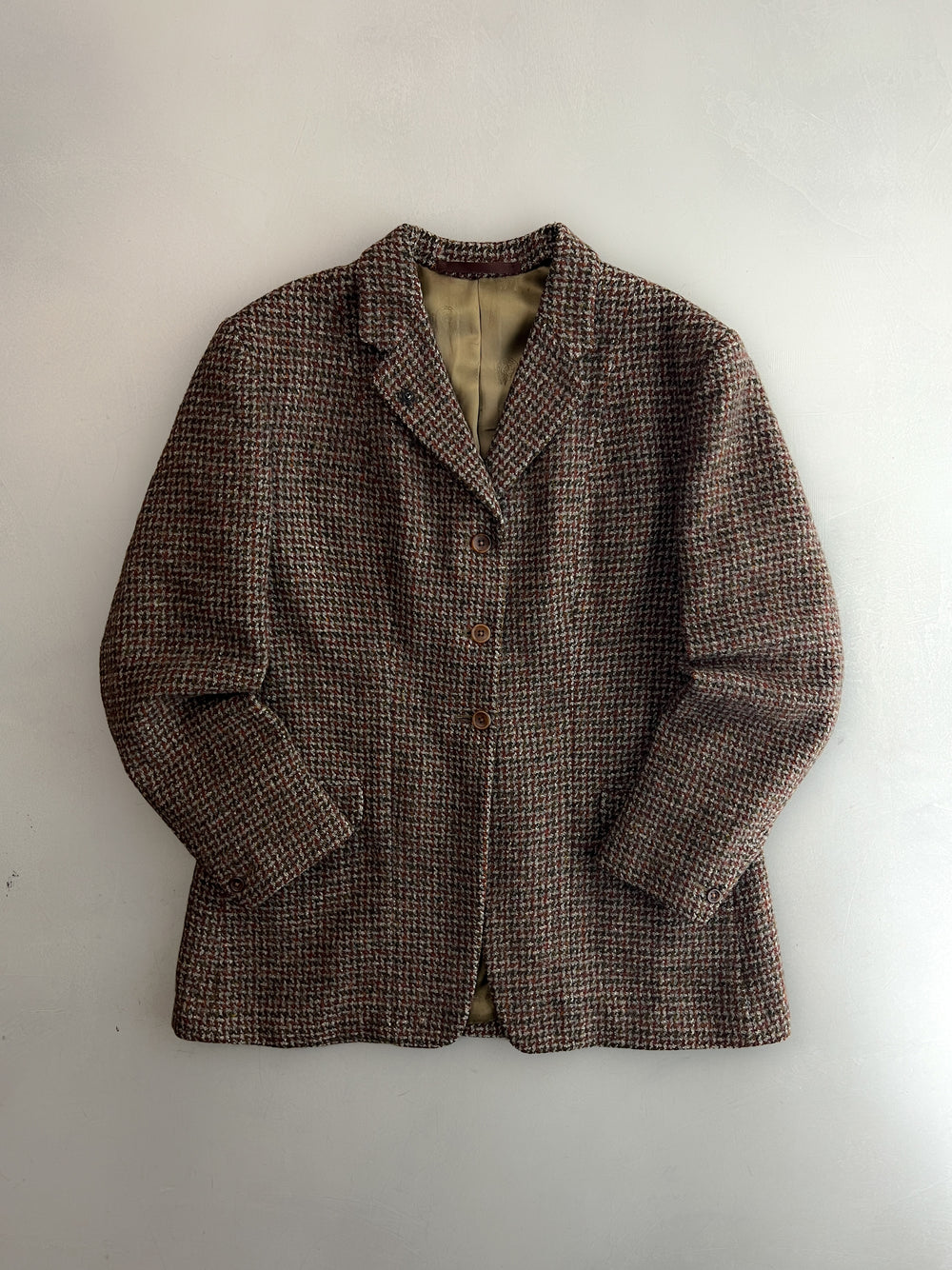 Harris Tweed Wool Blazer [Women's M]
