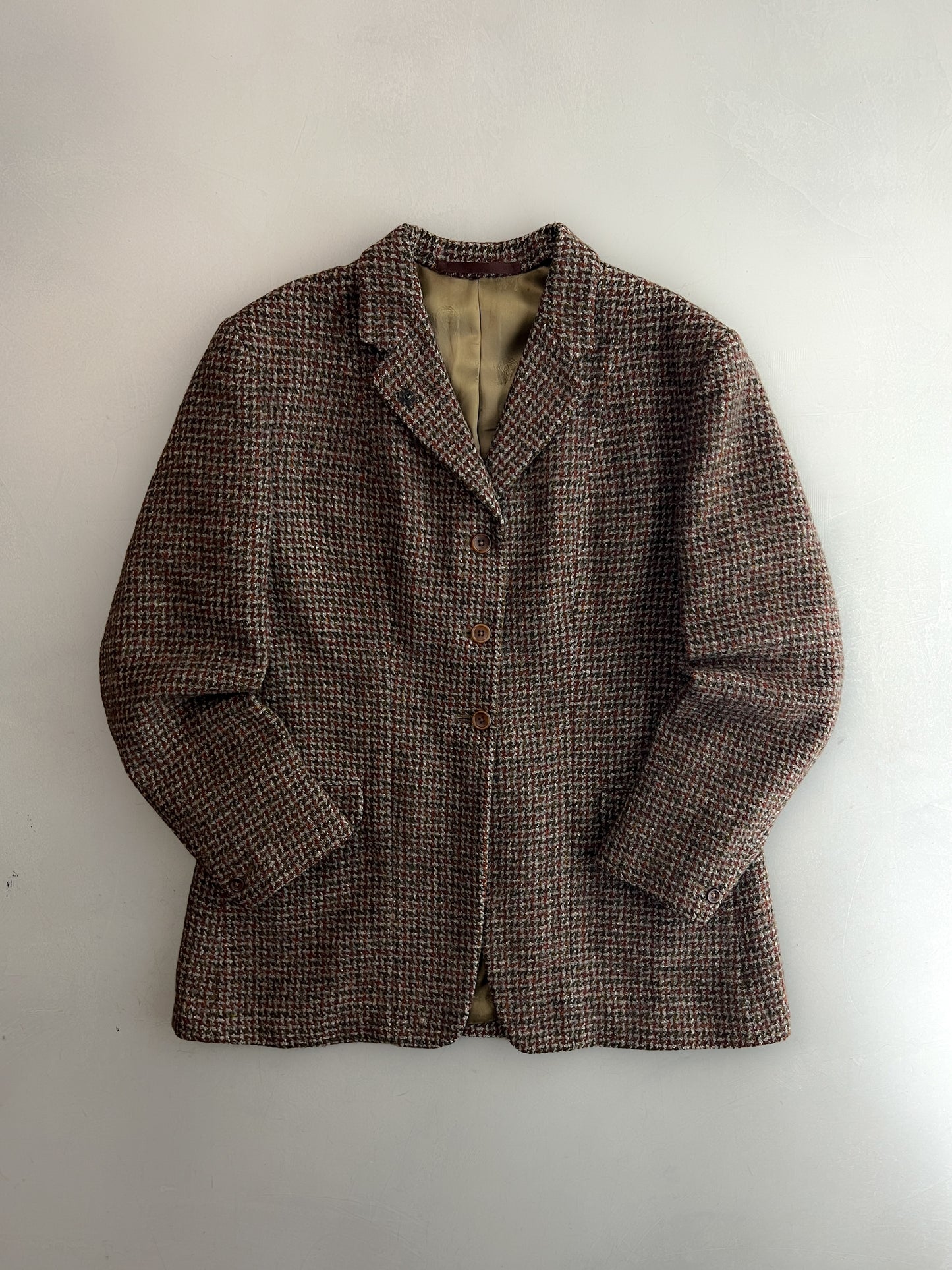 Harris Tweed Wool Blazer [Women's M]