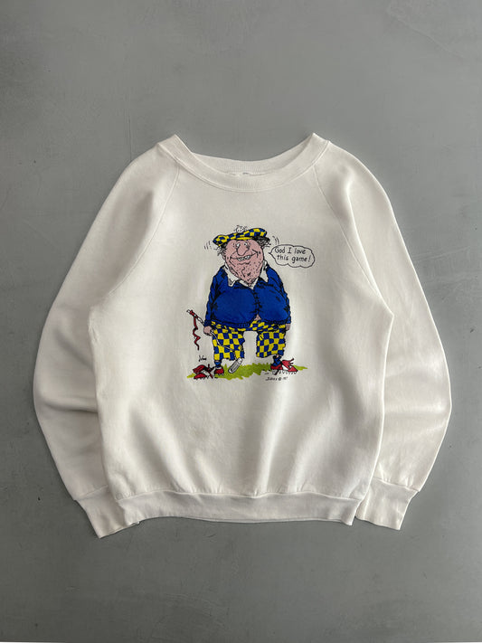 1980's "God I Love This Game" Sweatshirt [M]
