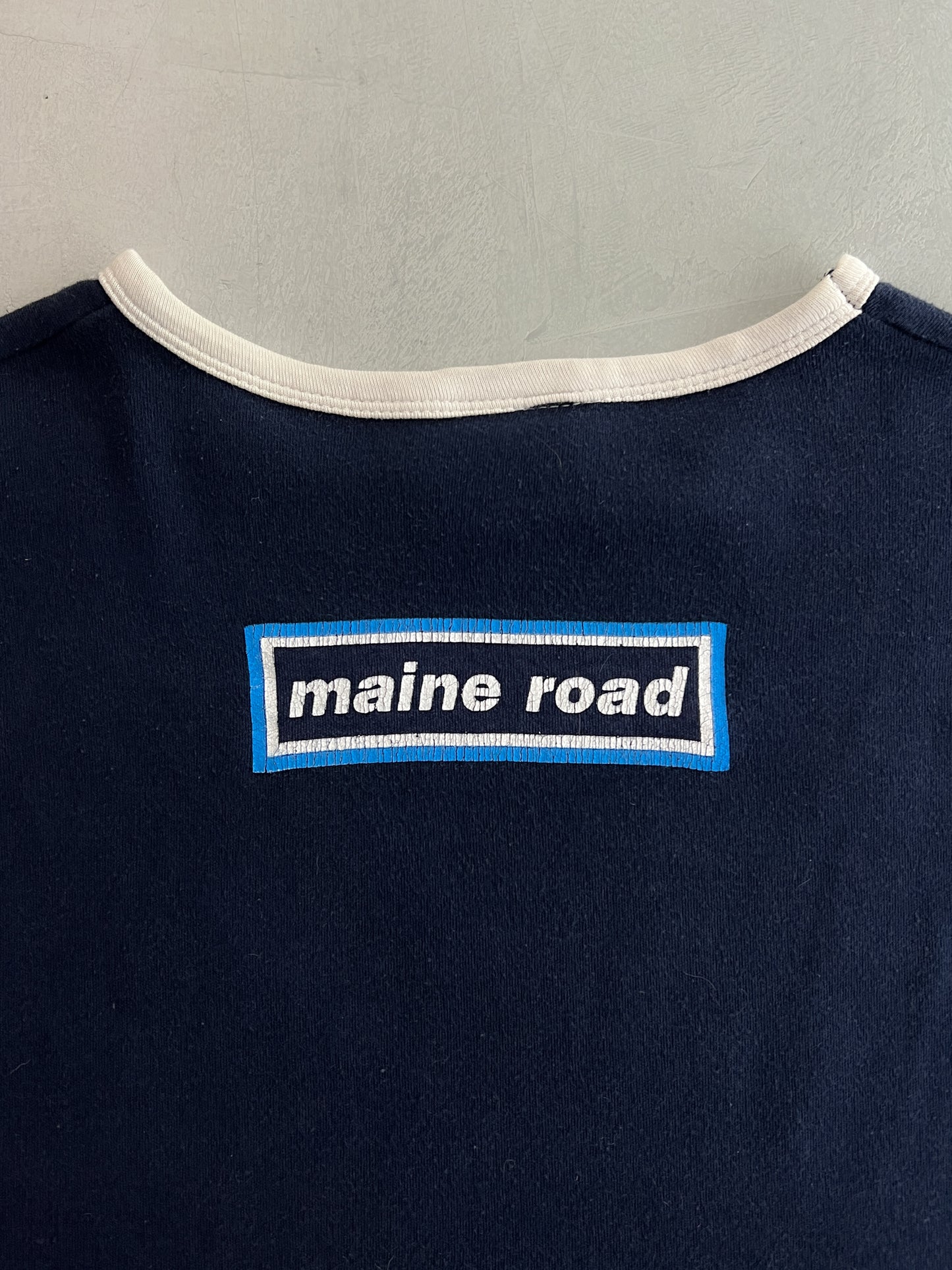 90's Oasis "Maine Road" Ringer Tee [XS]