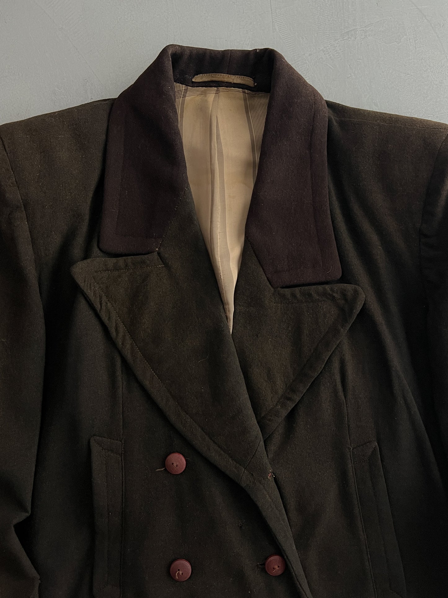 1910's Wool Cropped Sporting Jacket [S]