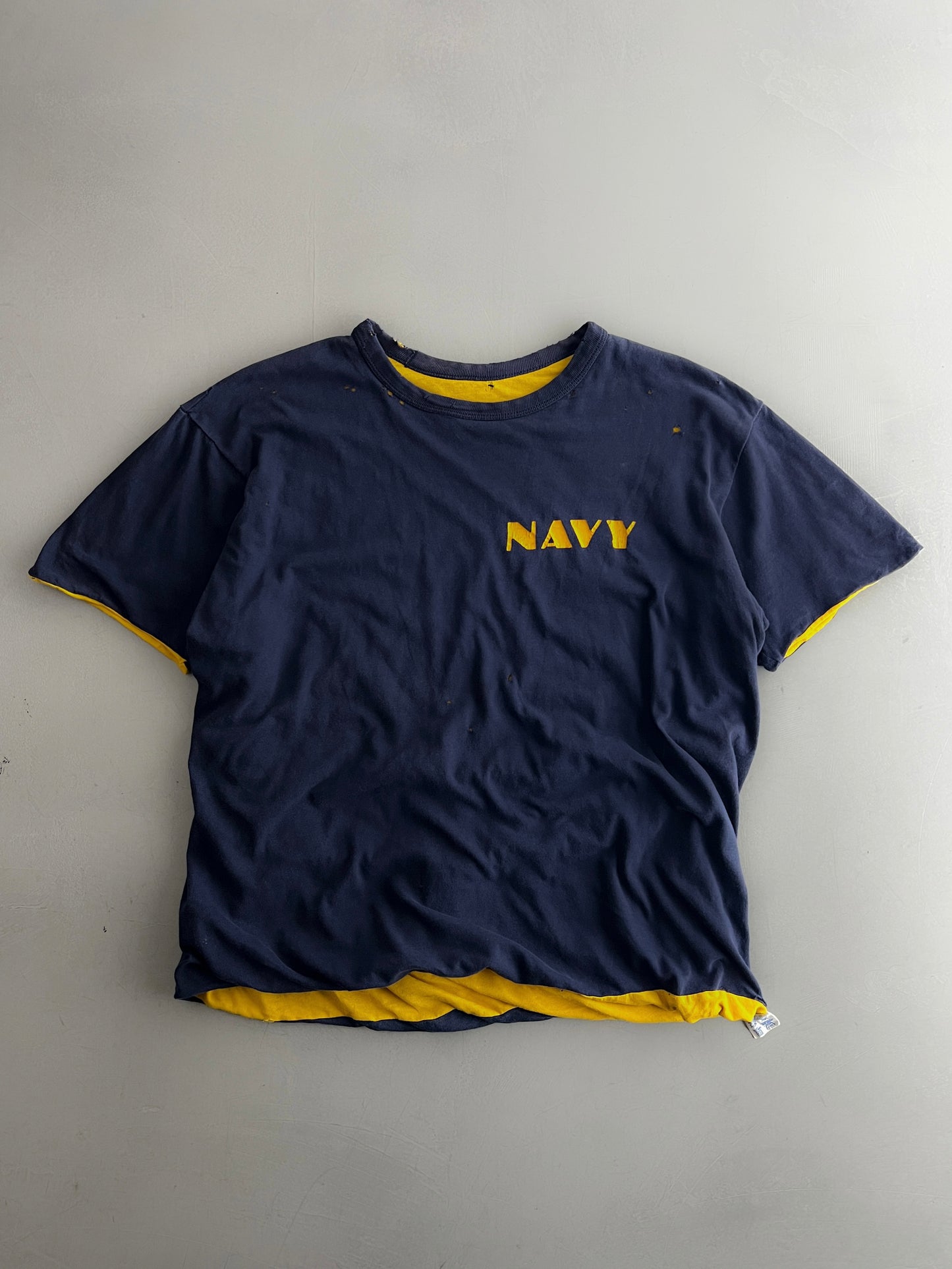 1980s US Navy 2-Ply Champion Tee [L]