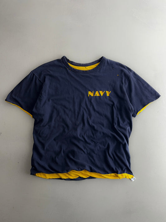 1980s US Navy 2-Ply Champion Tee [L]