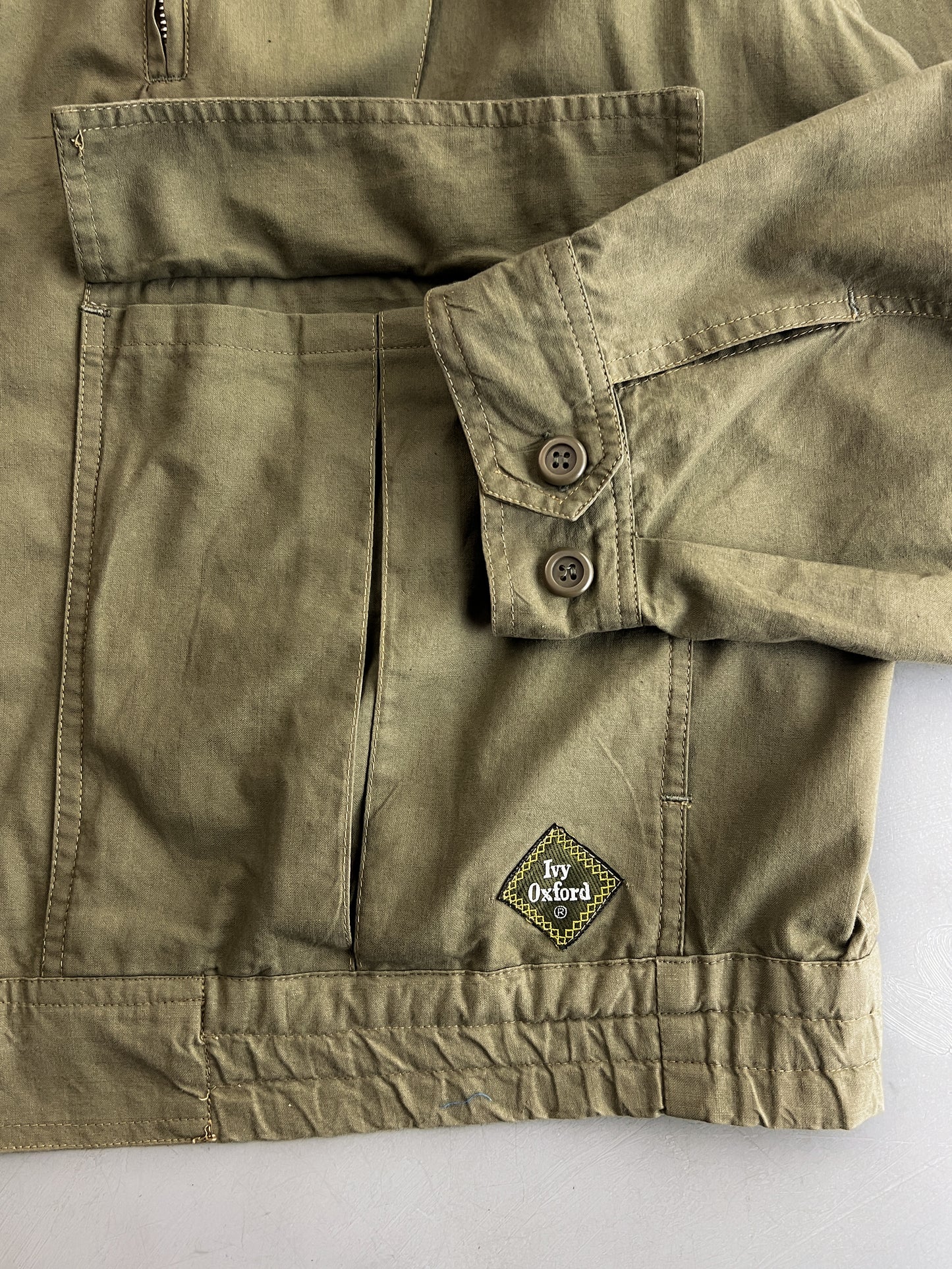 1980's Ivy Oxford Cotton Jacket [XL]