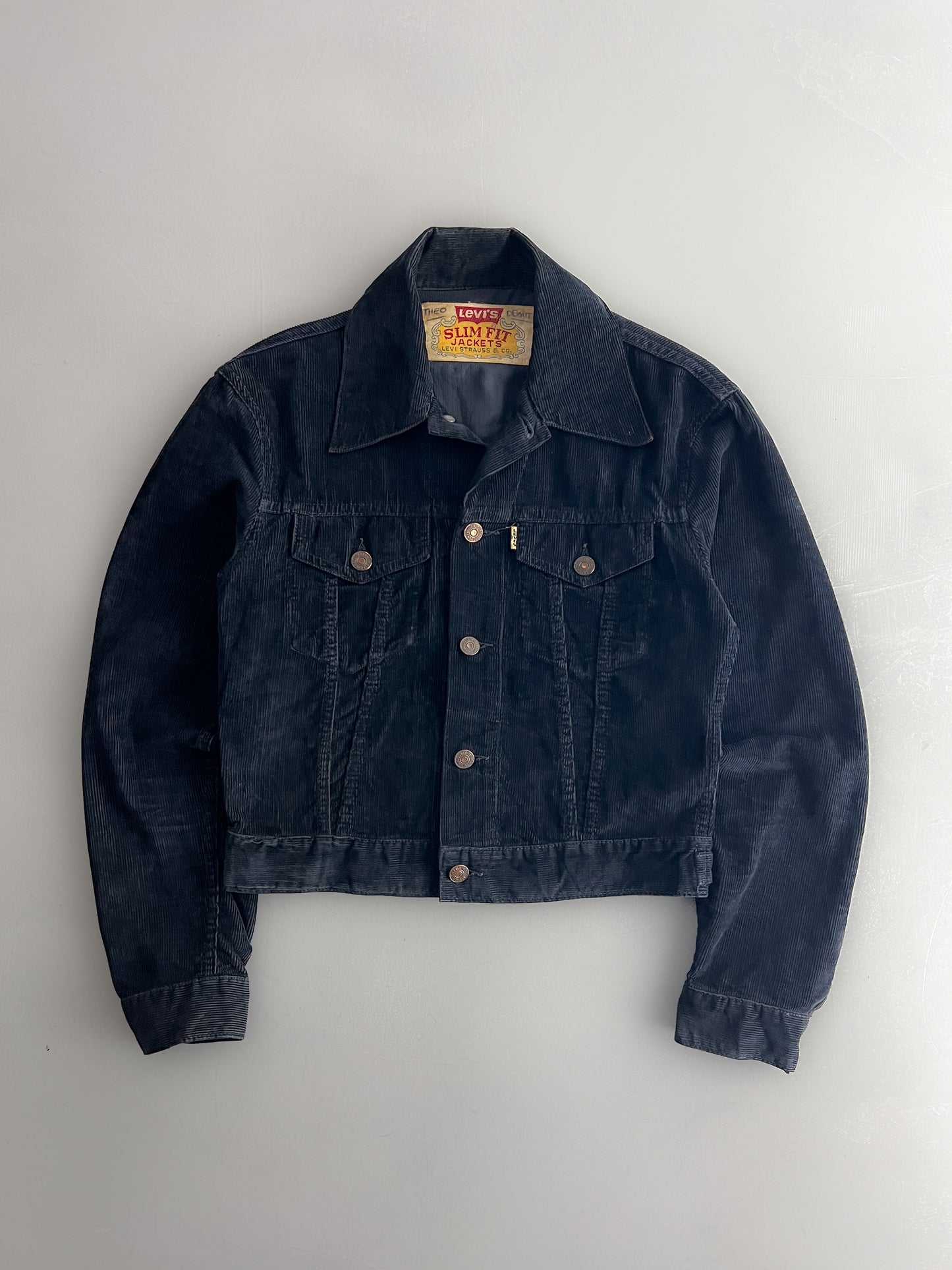 1970's Levis Big E Slim Fit Cord Jacket [XS]