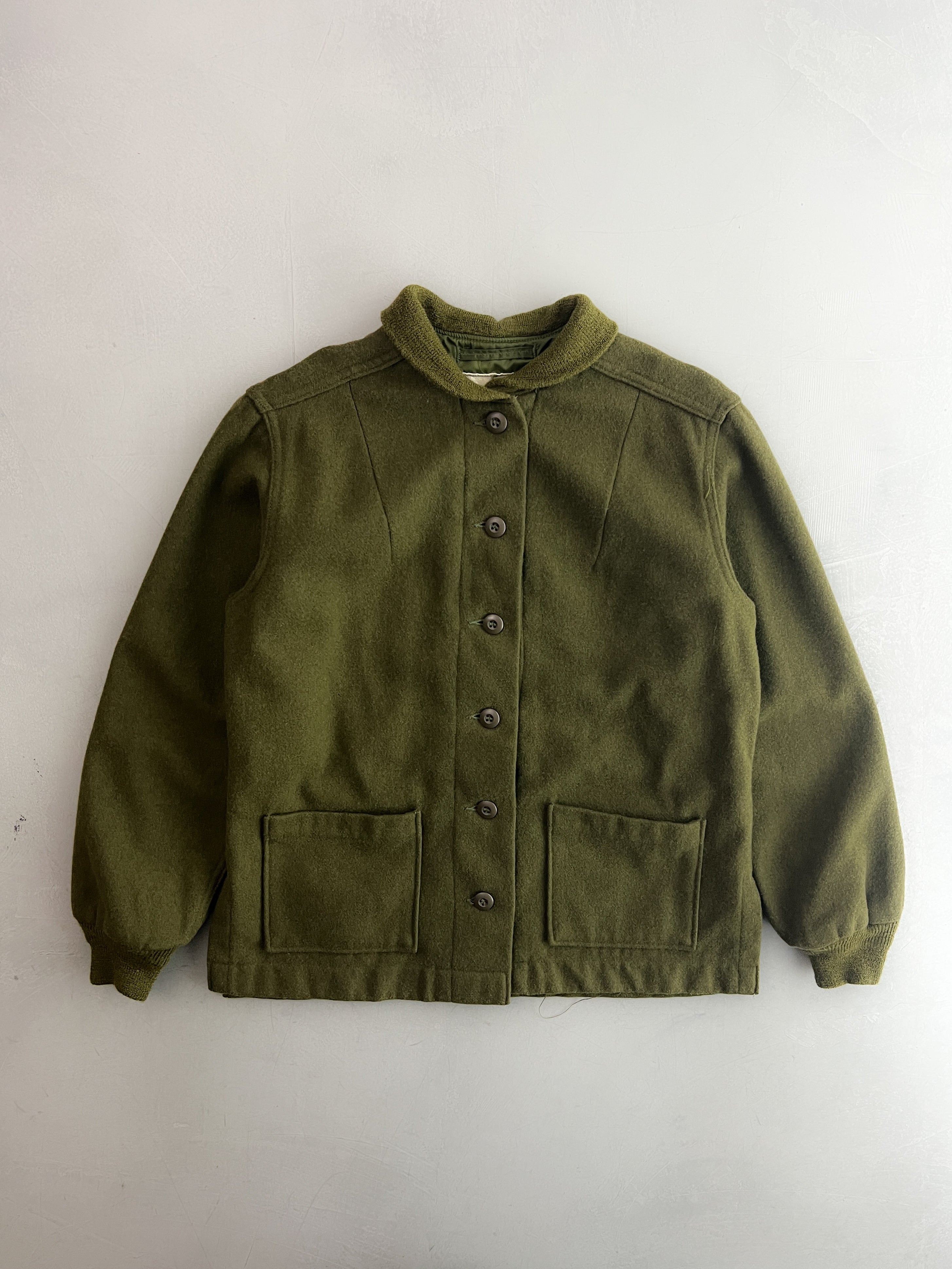 70's US Army Womens OG-108 Wool Liner Jacket  [S]