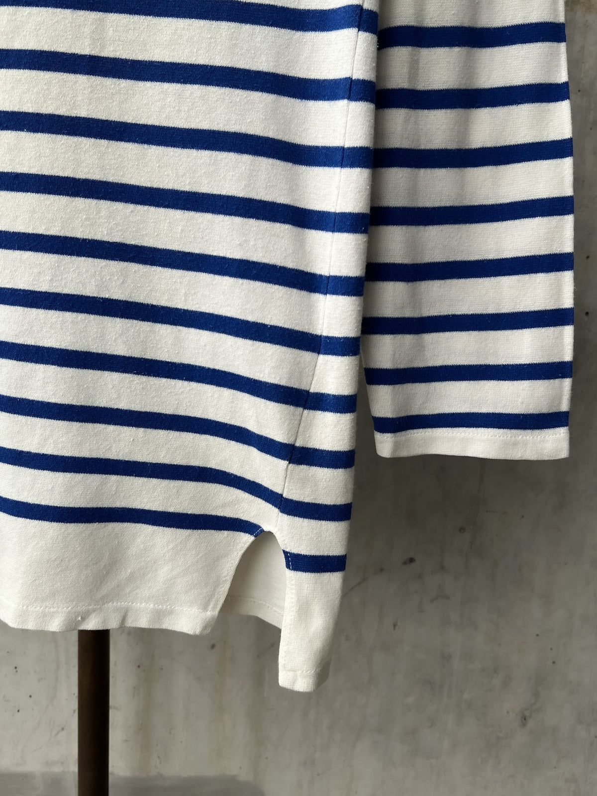 1970's French Marine Nationale Breton Striped Shirt [S]
