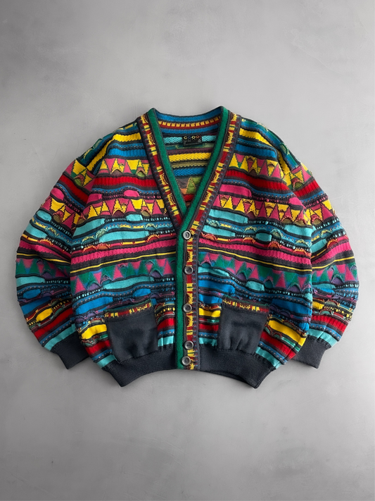 90’s COOGI 3D Knit Cardigan [M/L]