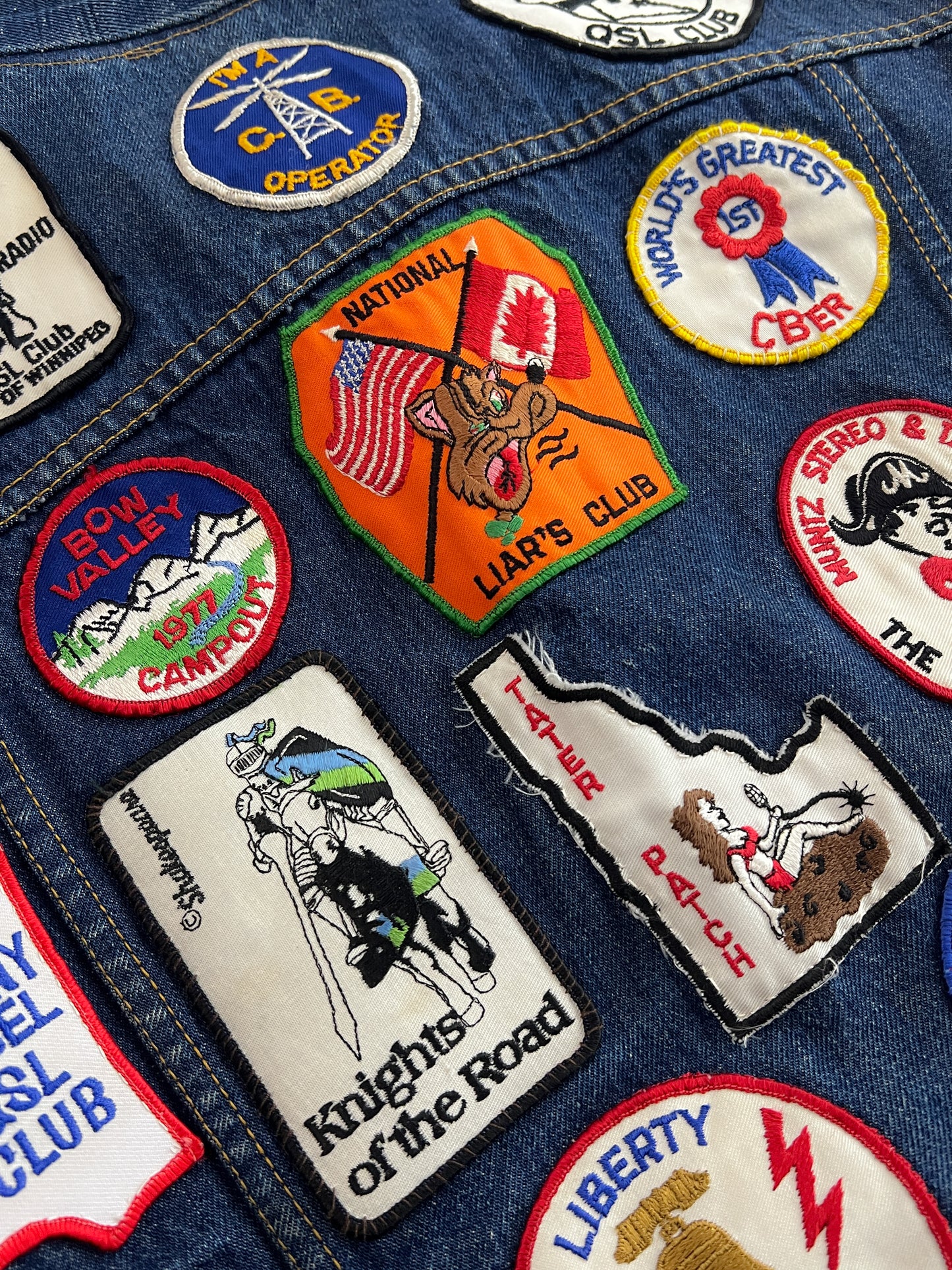 1970’s Mega Patch GWG Denim Jacket [L]