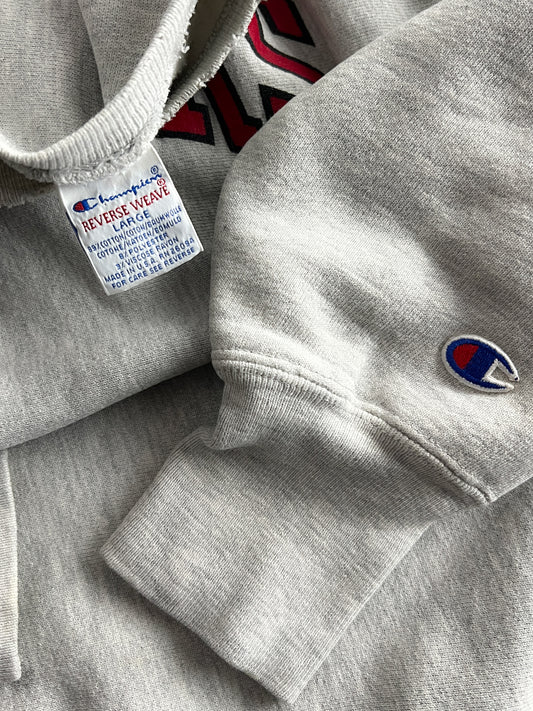 1990's Champion Reverse Weave "Rutgers" Sweatshirt [L]