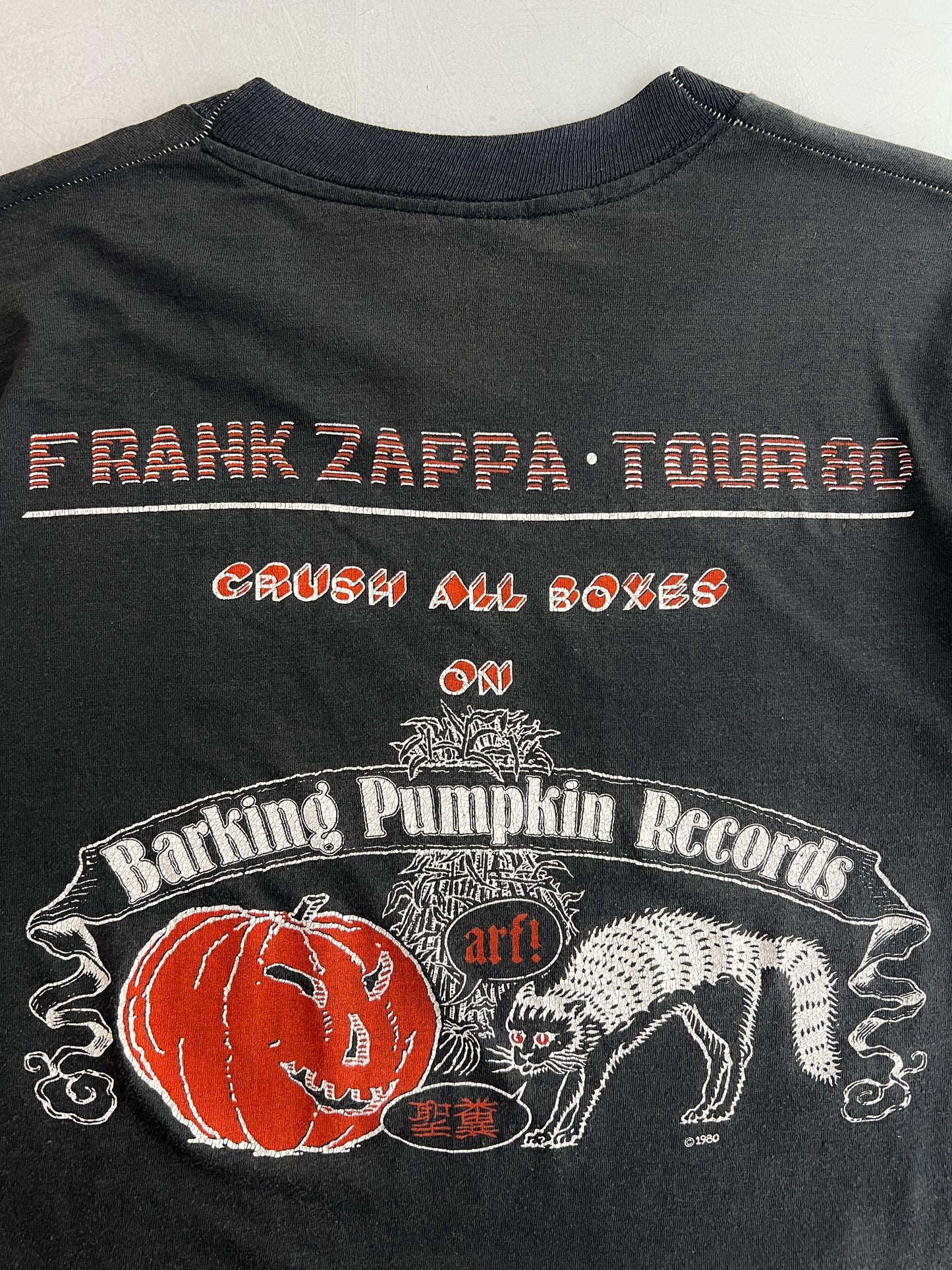 '80 Frank Zappa "Crush All Boxes" Tour Tee [S/M]