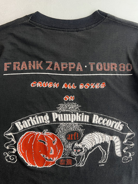 '80 Frank Zappa "Crush All Boxes" Tour Tee [S/M]