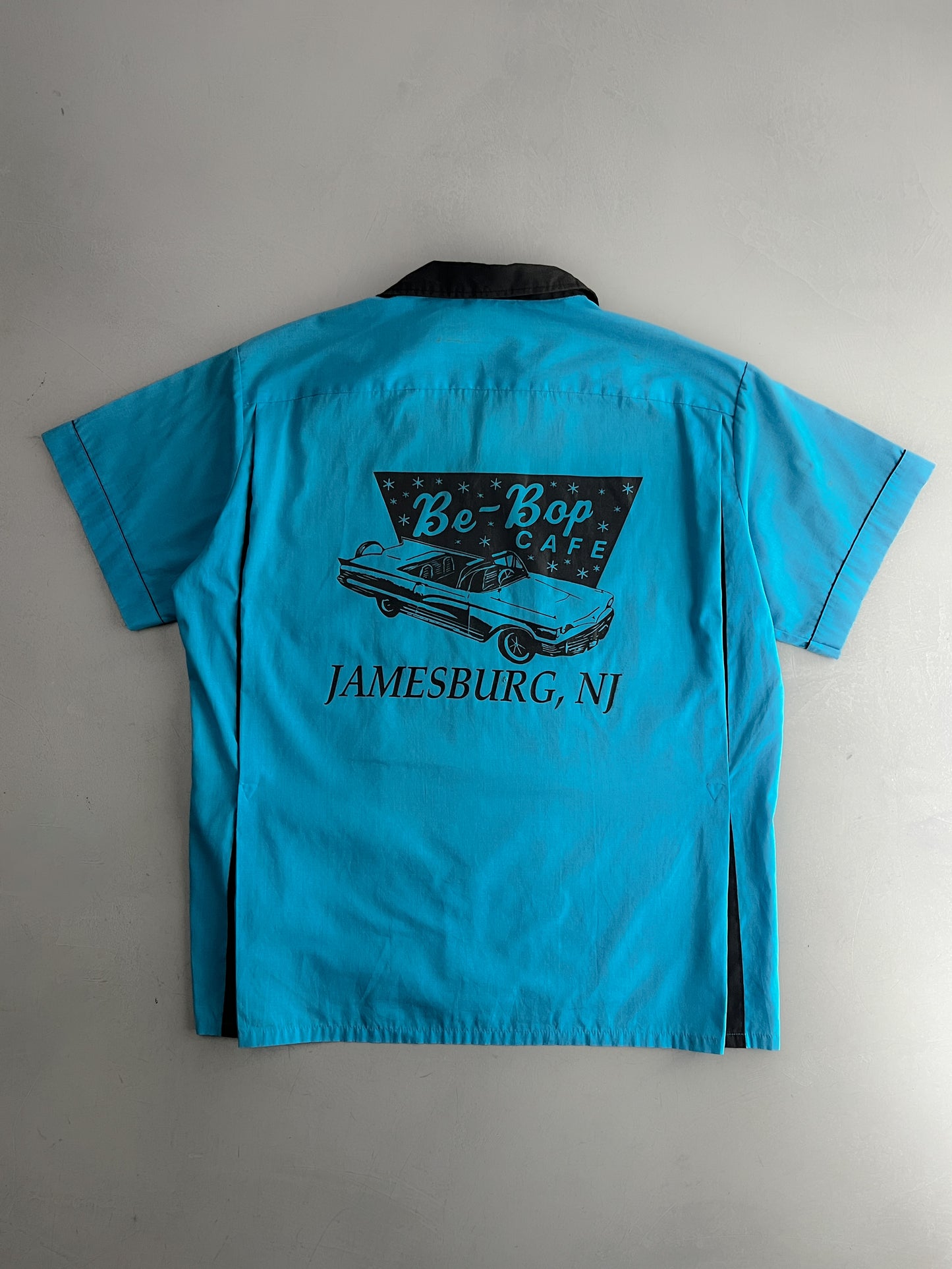 1990's Be-Bop Cafe Bowling Shirt [XL]