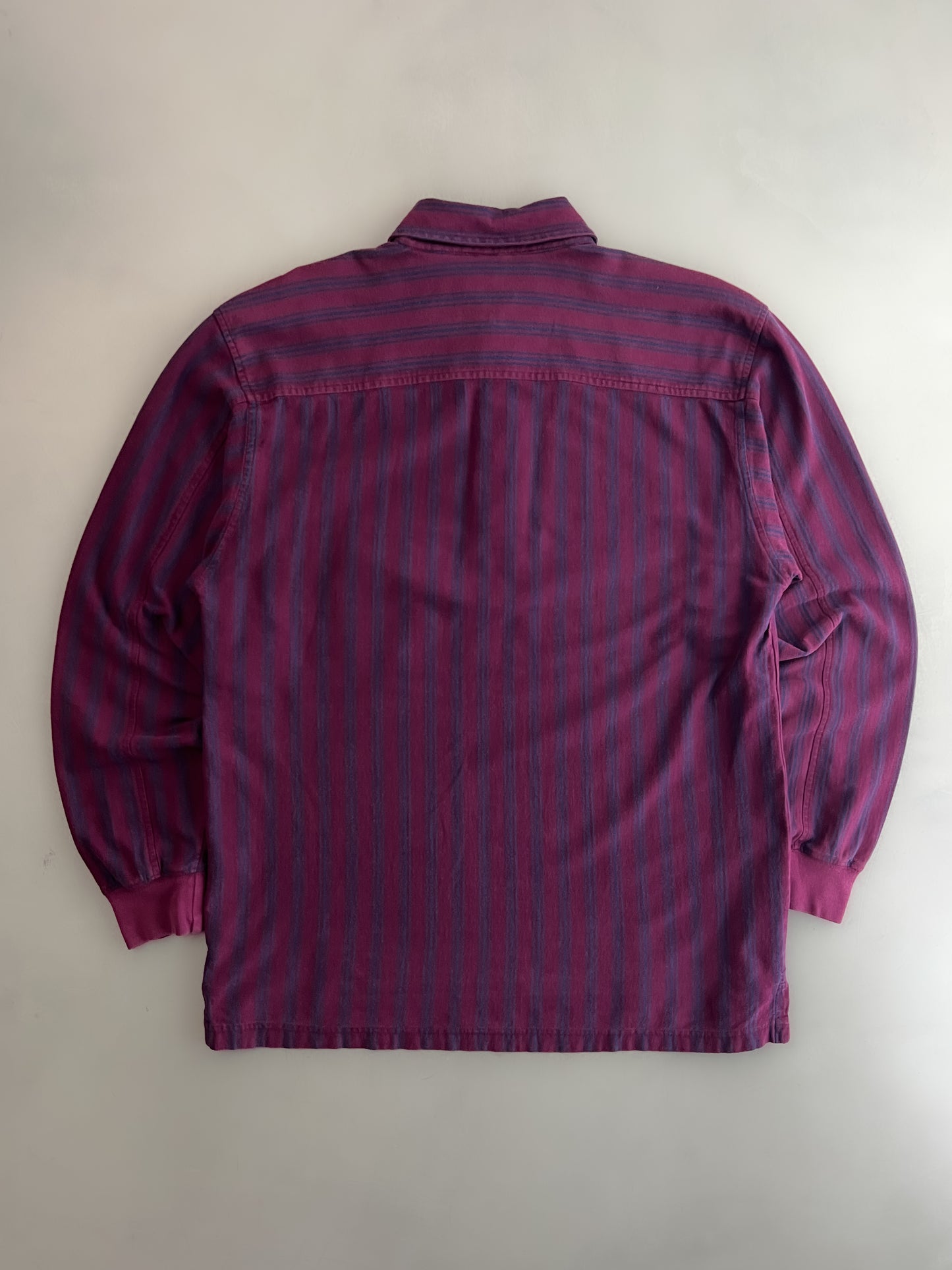 Eddie Bauer Striped Pop Over Shirt [L]