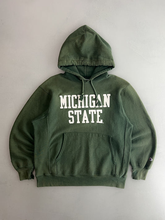 00's Faded Champion Reverse Weave Hoodie [L]