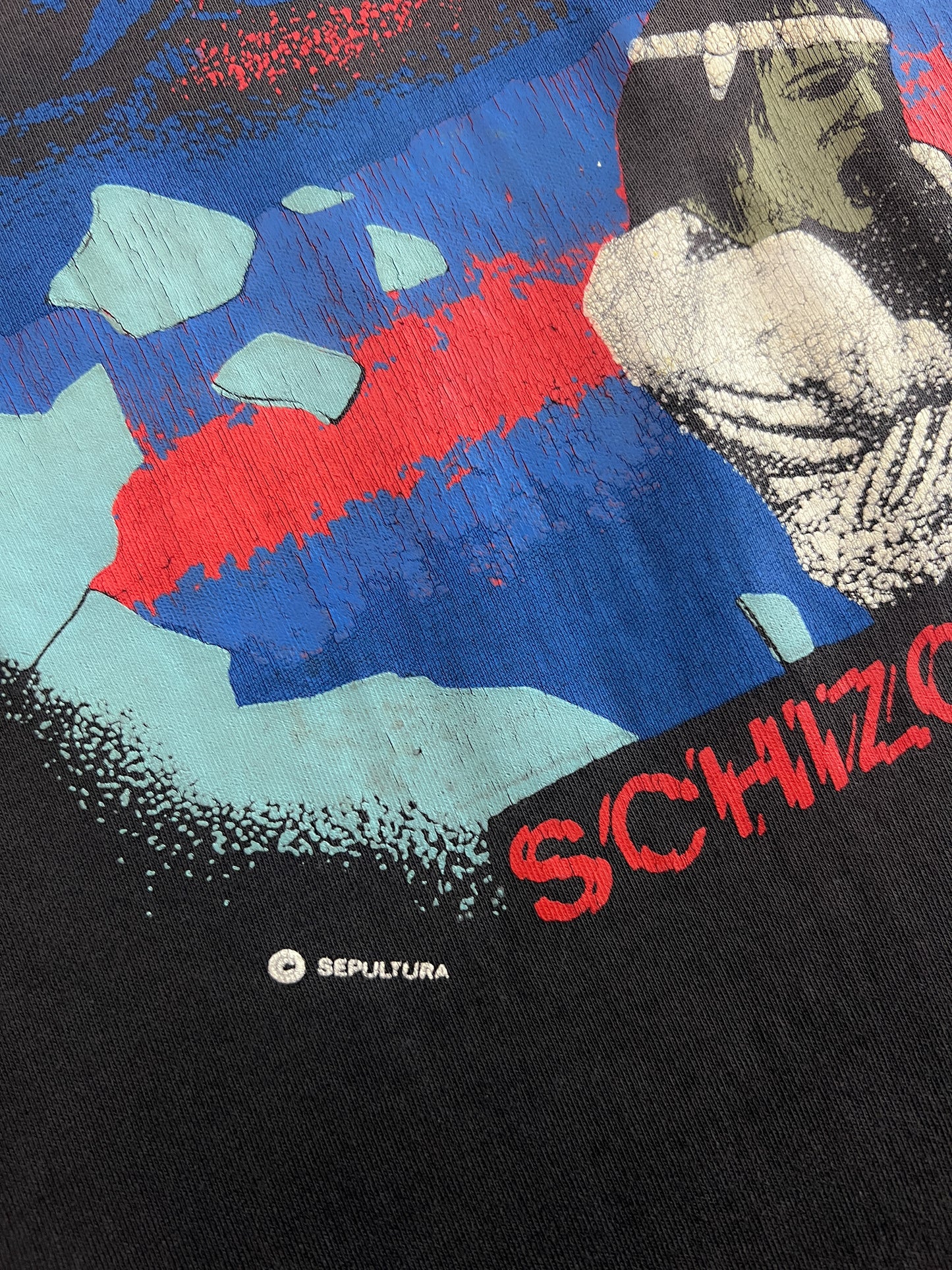 Late 80’s Sepultura Schizophrenia The Law Of The Jungle Tee [M]