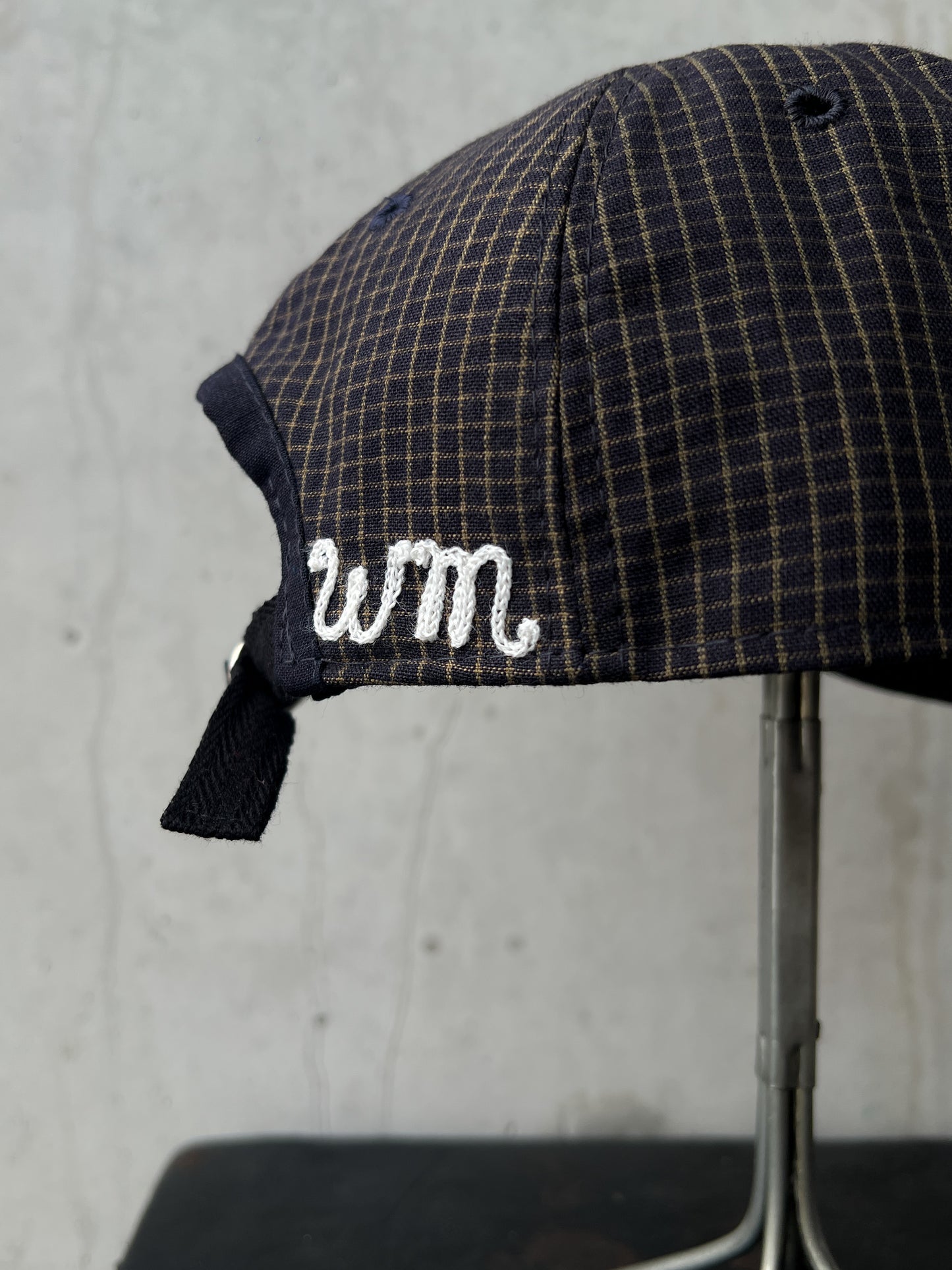 Early 20th c. Japanese Fabric 1930's Baseball Cap By Troy O'Shea Handmade [Adjustable]