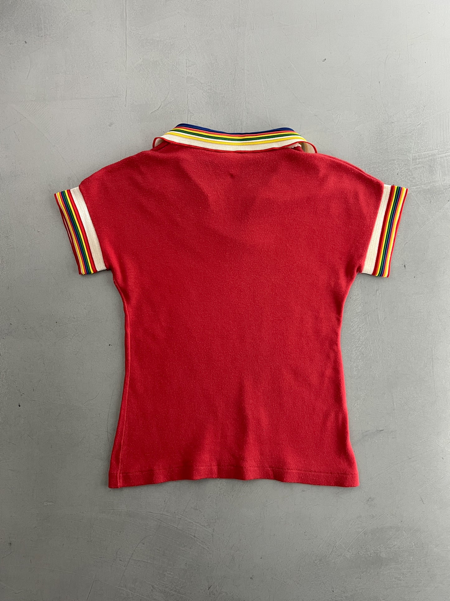 70's Rainbow Polo [XS]