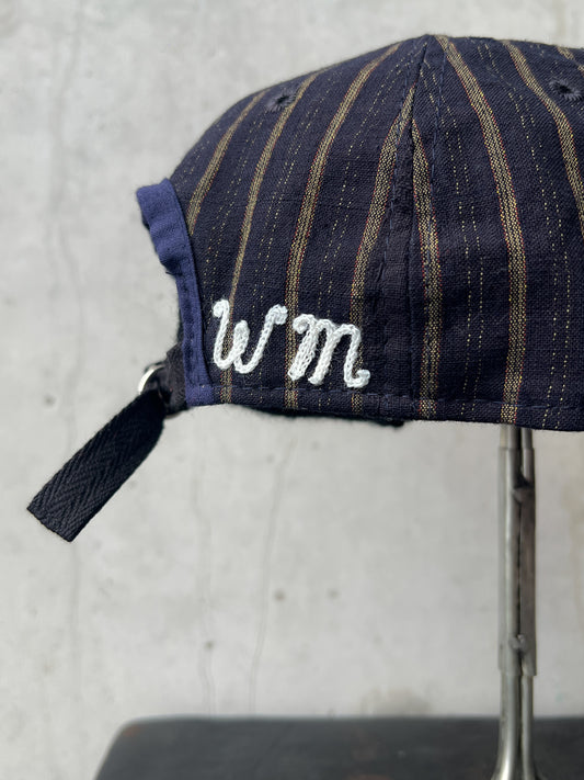 Early 20th c. Japanese Fabric 1930's Baseball Cap By Troy O'Shea Handmade [Adjustable]