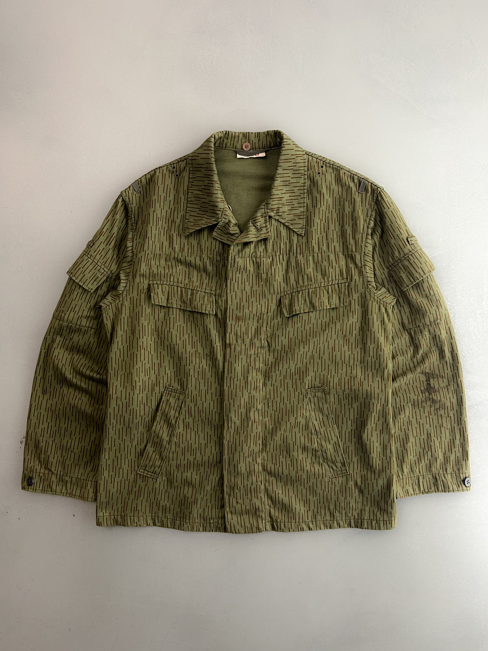 East German Rain Camo Field Jacket [L]