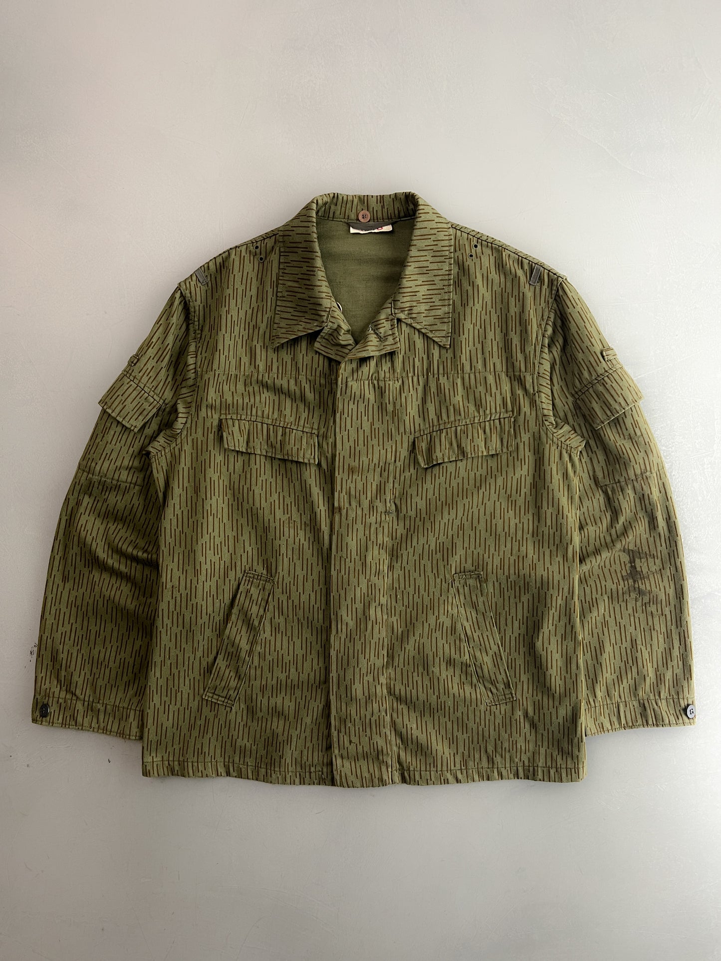 East German Rain Camo Field Jacket [L]