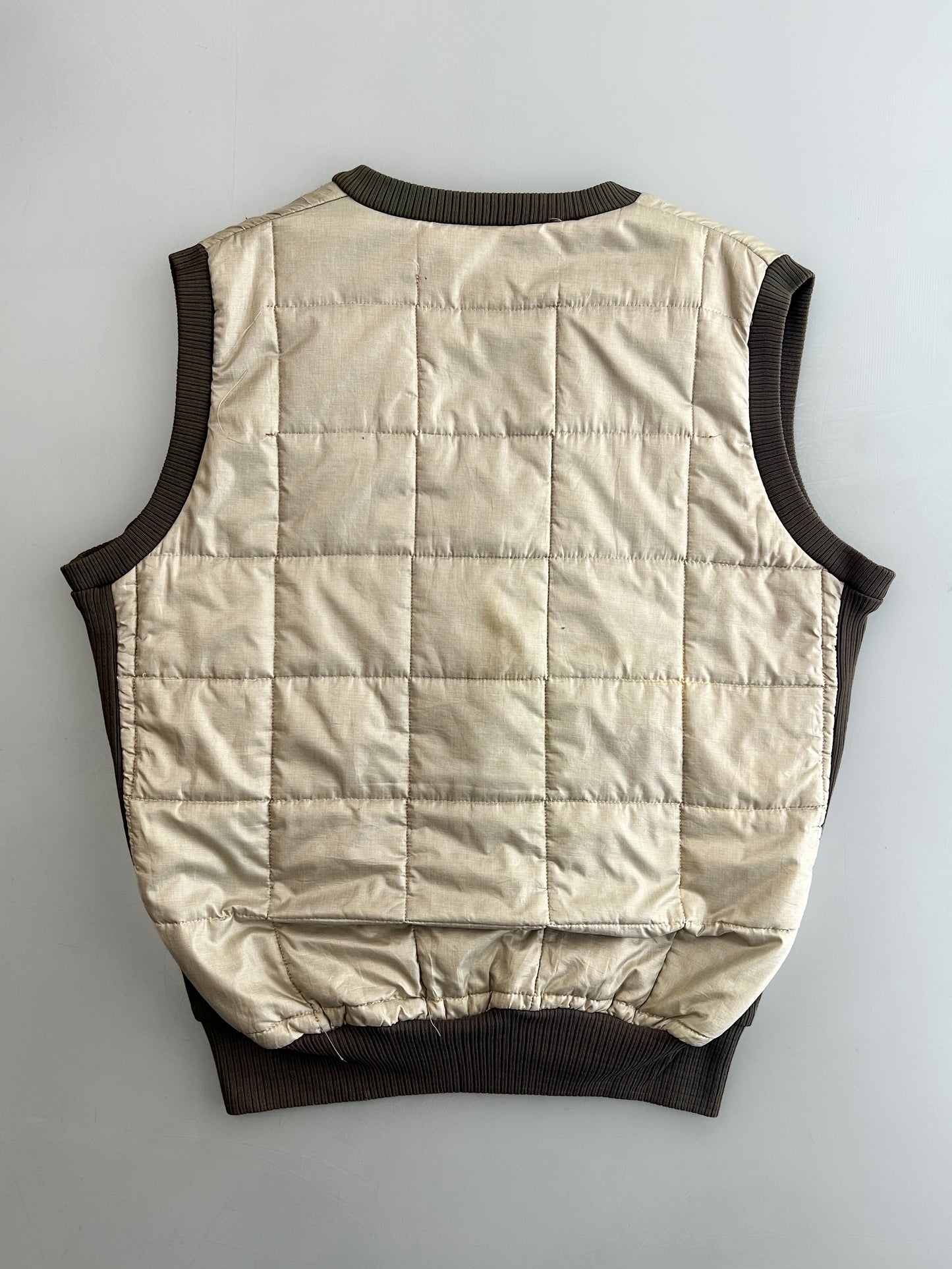 1980's Black Sheep Quilted Vest [M]