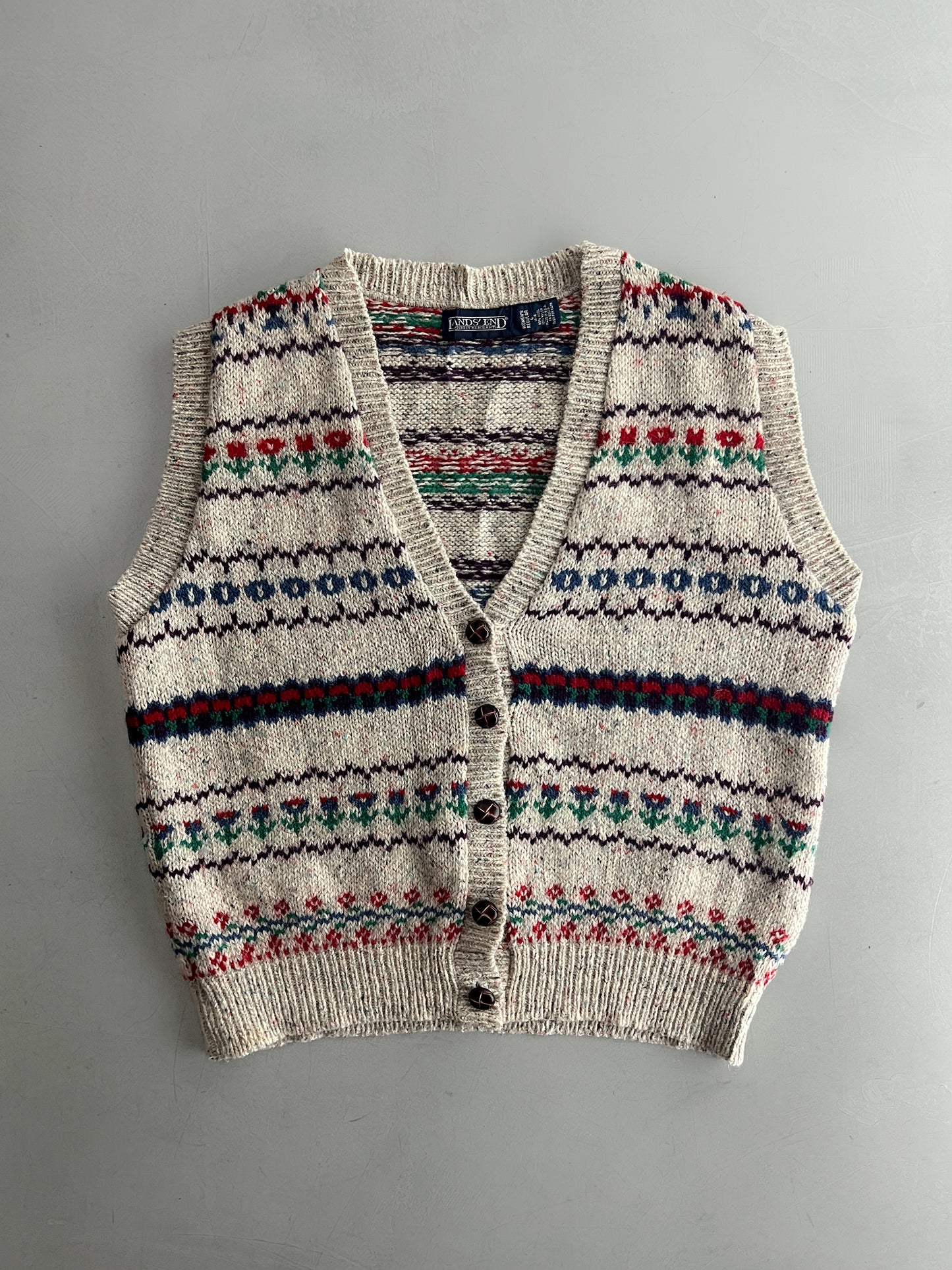 Lands End Knit Vest [L]