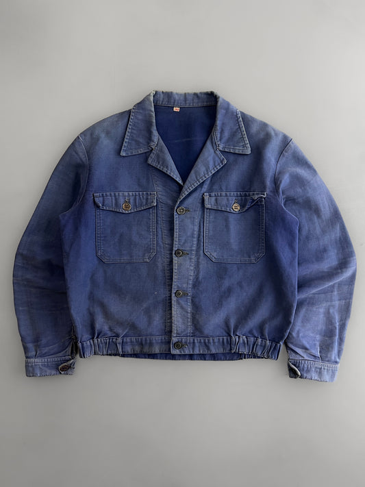 1940's French Cyclist Workwear Jacket [M/L]