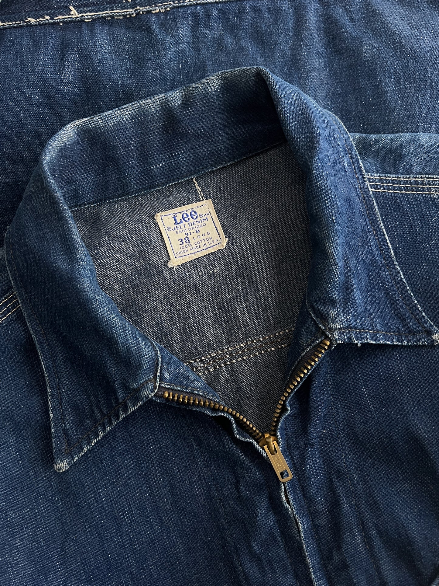 50's-60's Lee 91-B Jelt Denim Jacket [M/L]