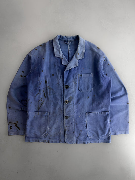 1950's French Moleskin Work Jacket [L/XL]