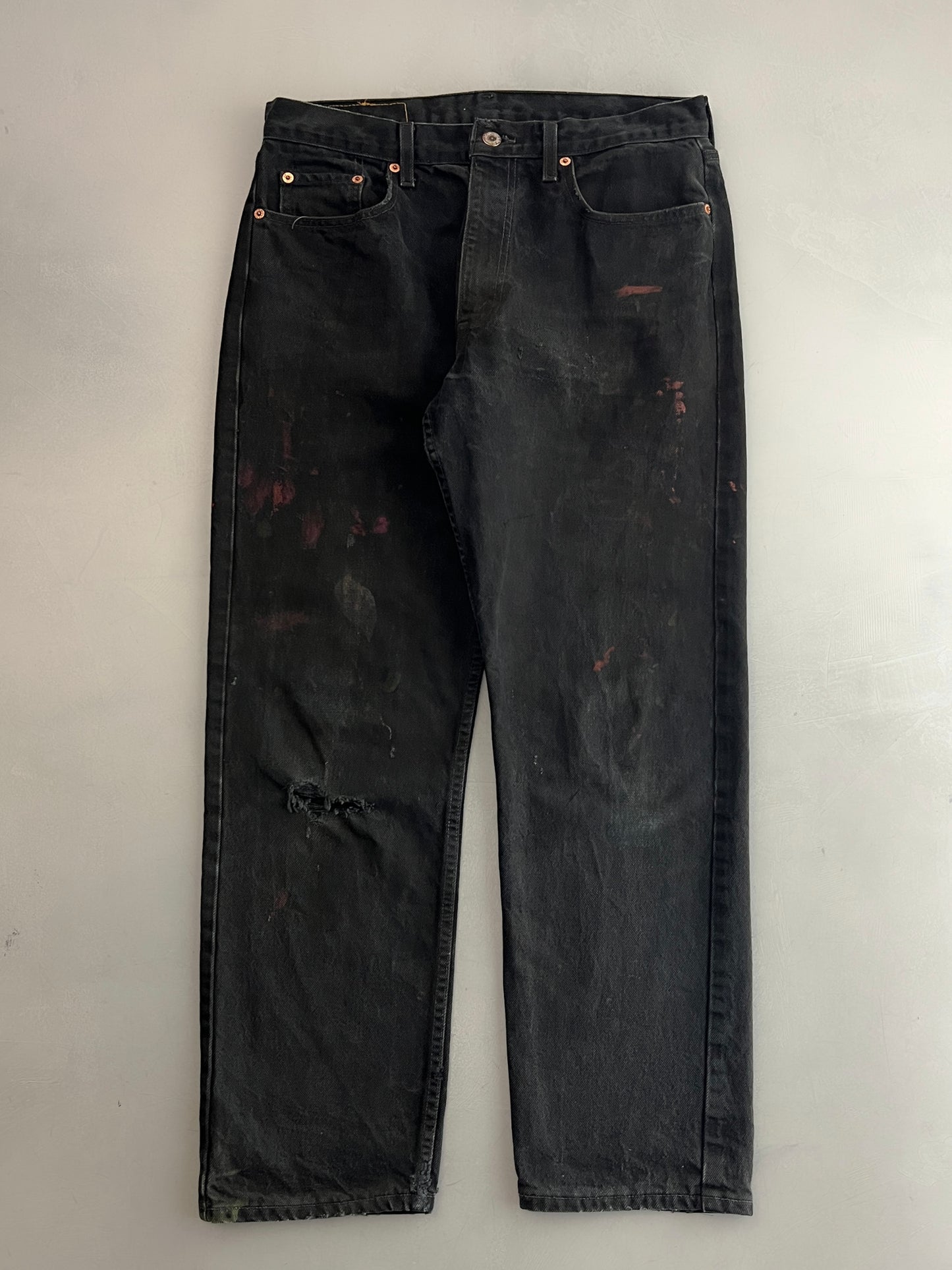 1980's Black Levis 615 Orange Tab [31"]