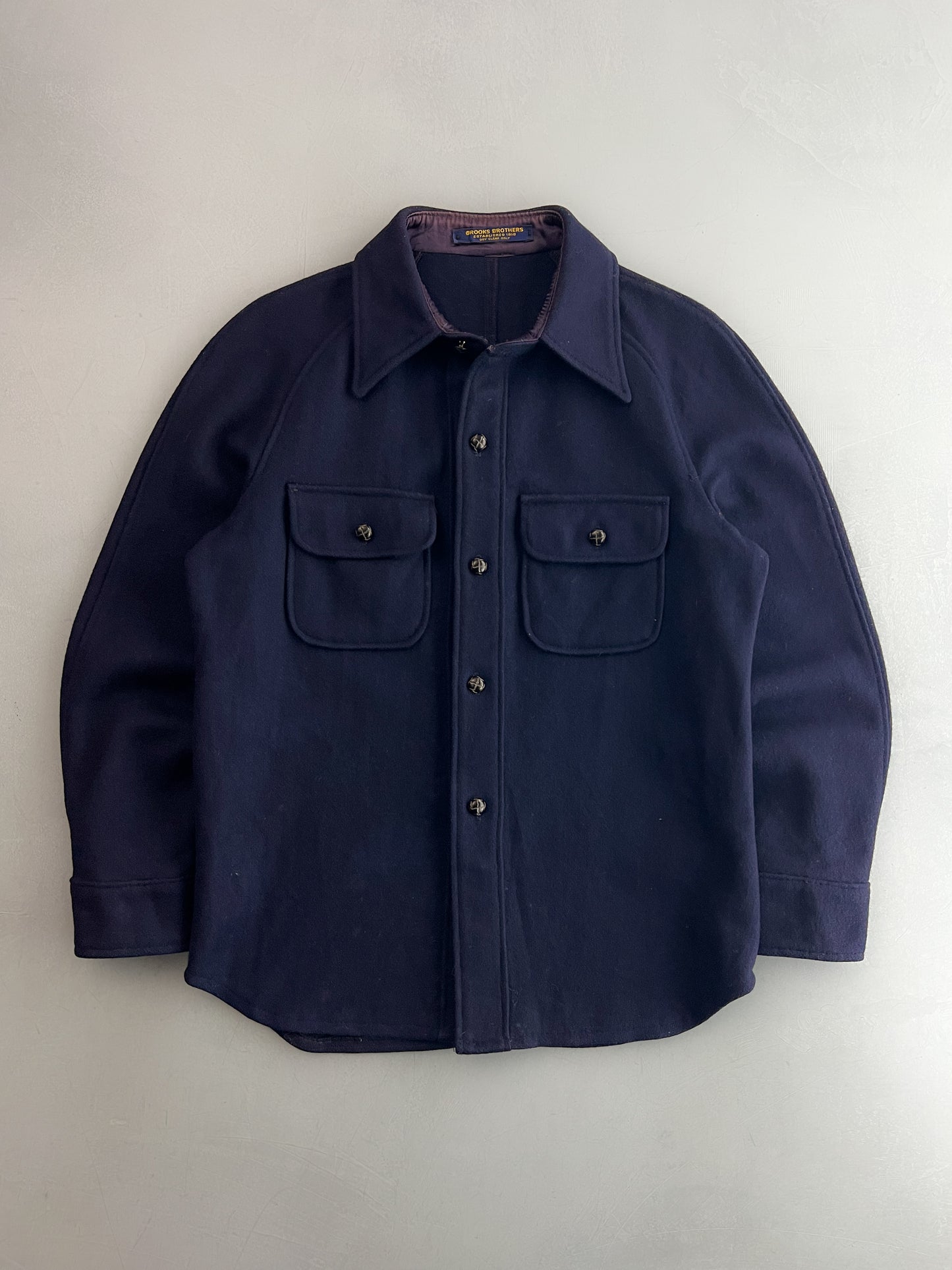 1970's Brooks Brothers Wool CPO Shirt [L]